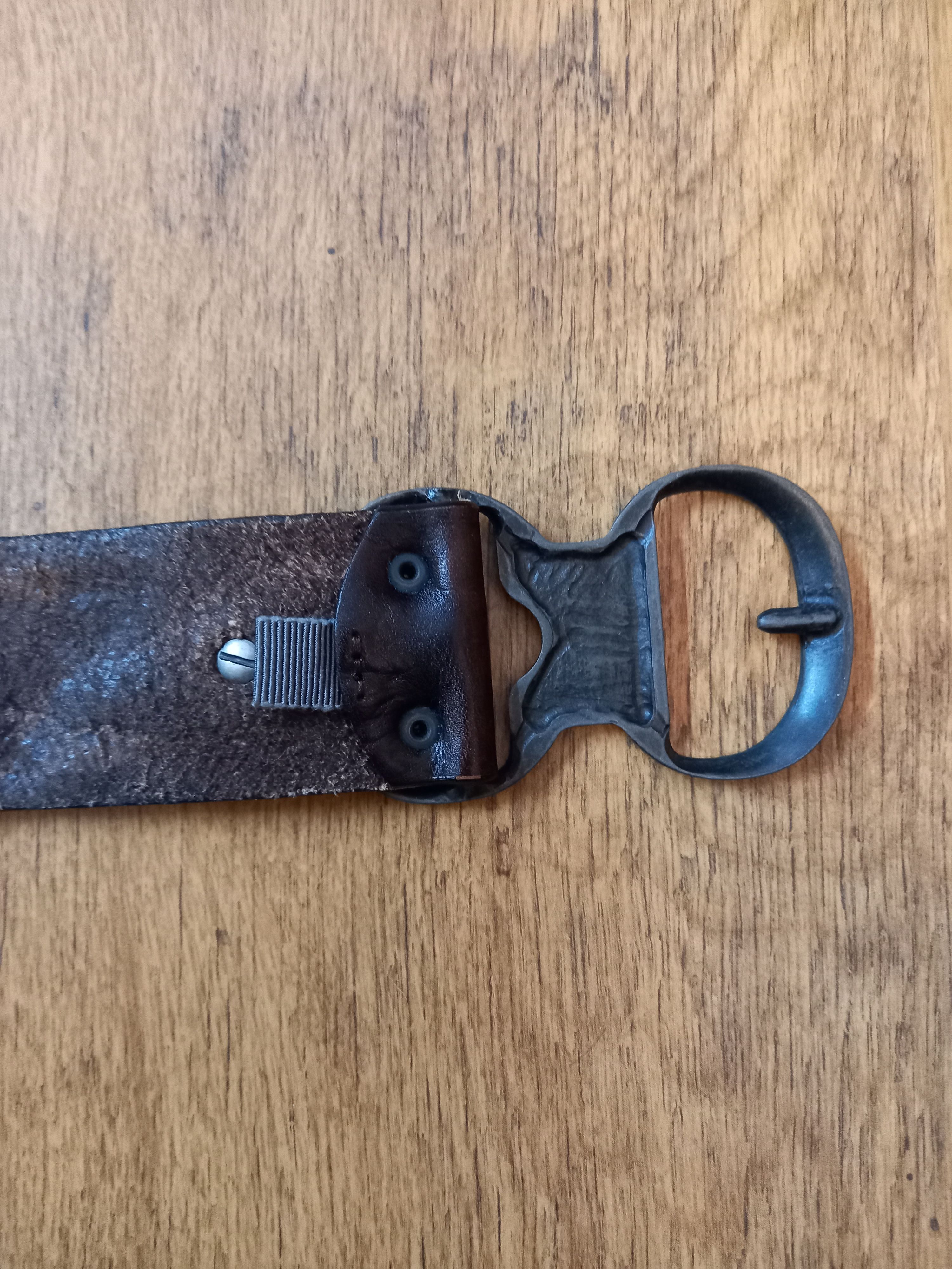 camel active Camel Active Vintage Men's Black Leather Belt Size ONE SIZE - 4 Thumbnail
