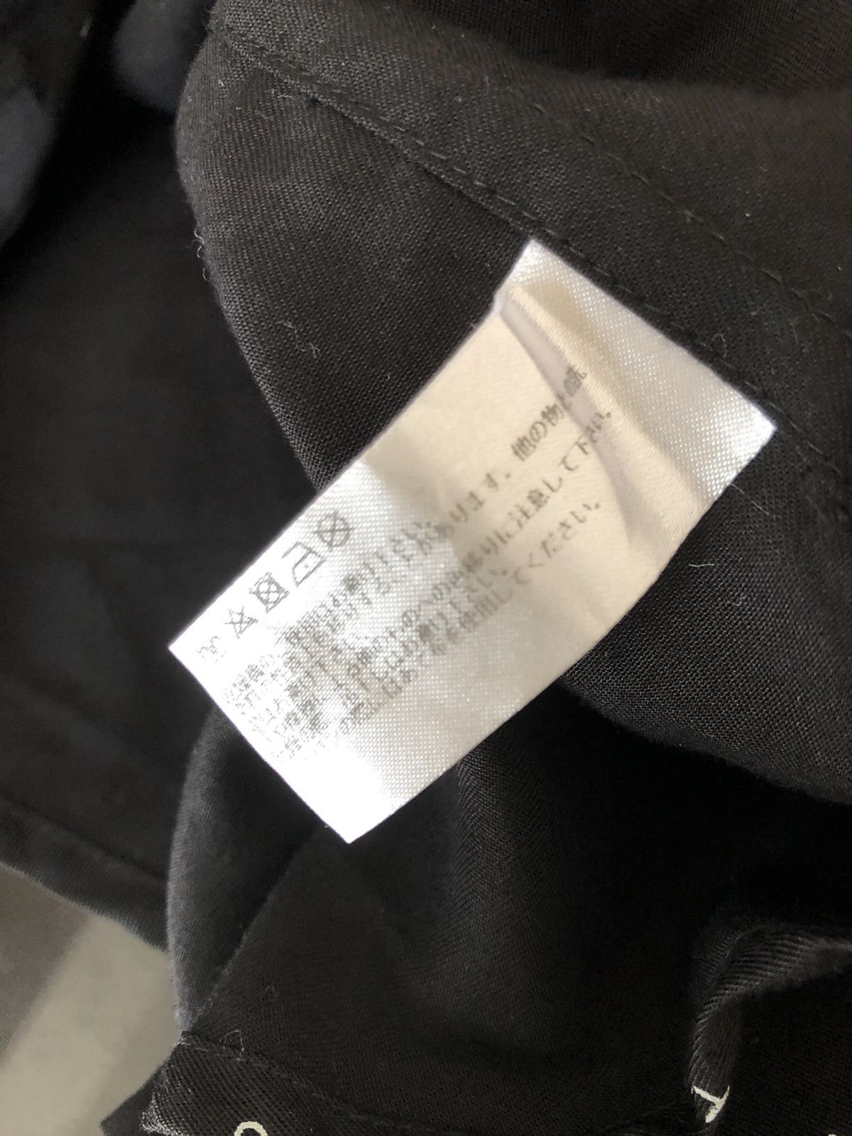 SHAREEF 2007 Shareef Japan Alphabetical Black Rayon Oversized Shirt Size US M / EU 48-50 / 2 - 16 Thumbnail