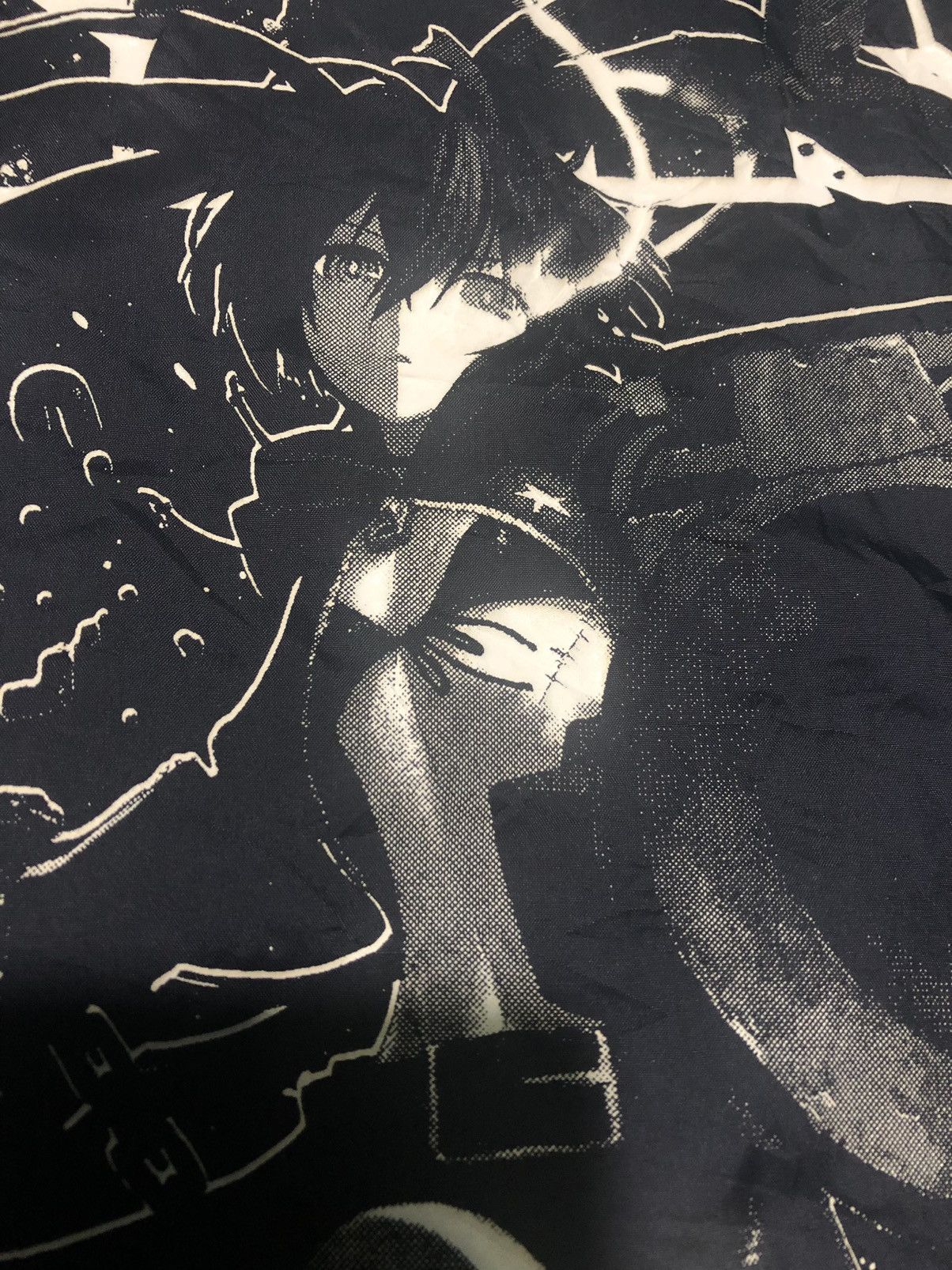 Cartoon Network Vintage Cospa Black Rock Shooter big print coach jacket Size US M / EU 48-50 / 2 - 9 Thumbnail