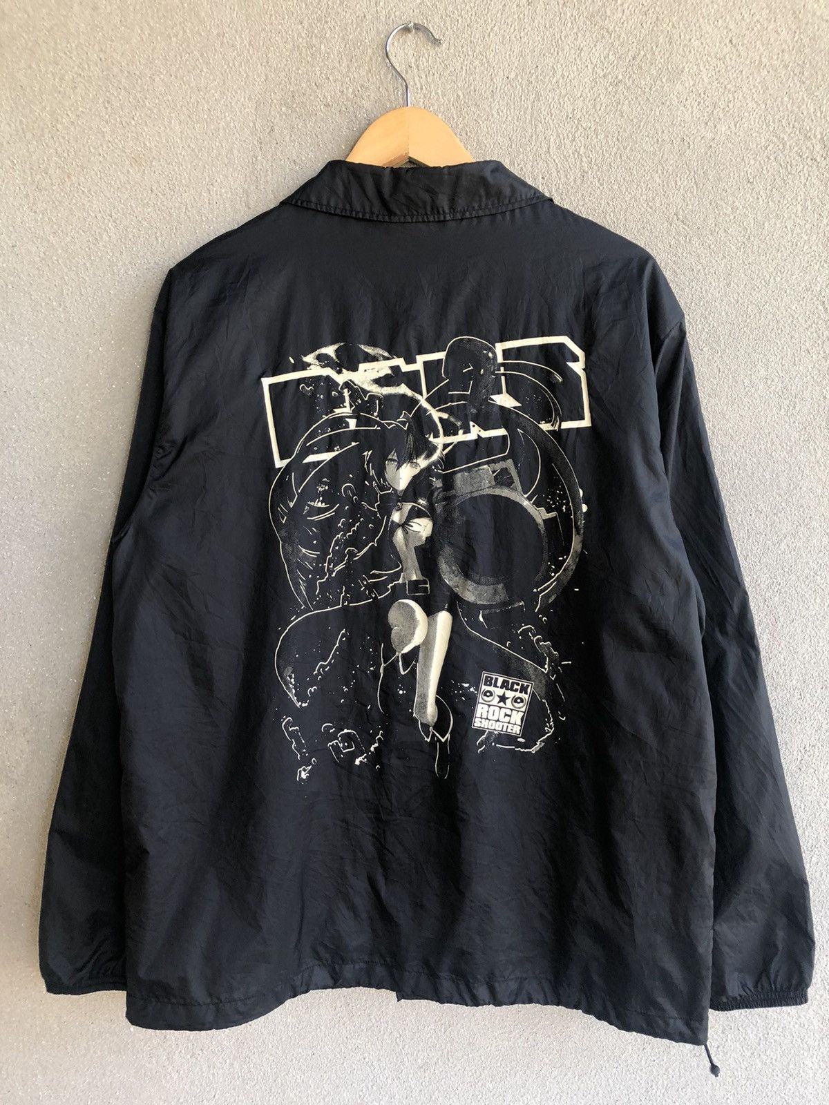 Cartoon Network Vintage Cospa Black Rock Shooter big print coach jacket Size US M / EU 48-50 / 2 - 1 Thumbnail