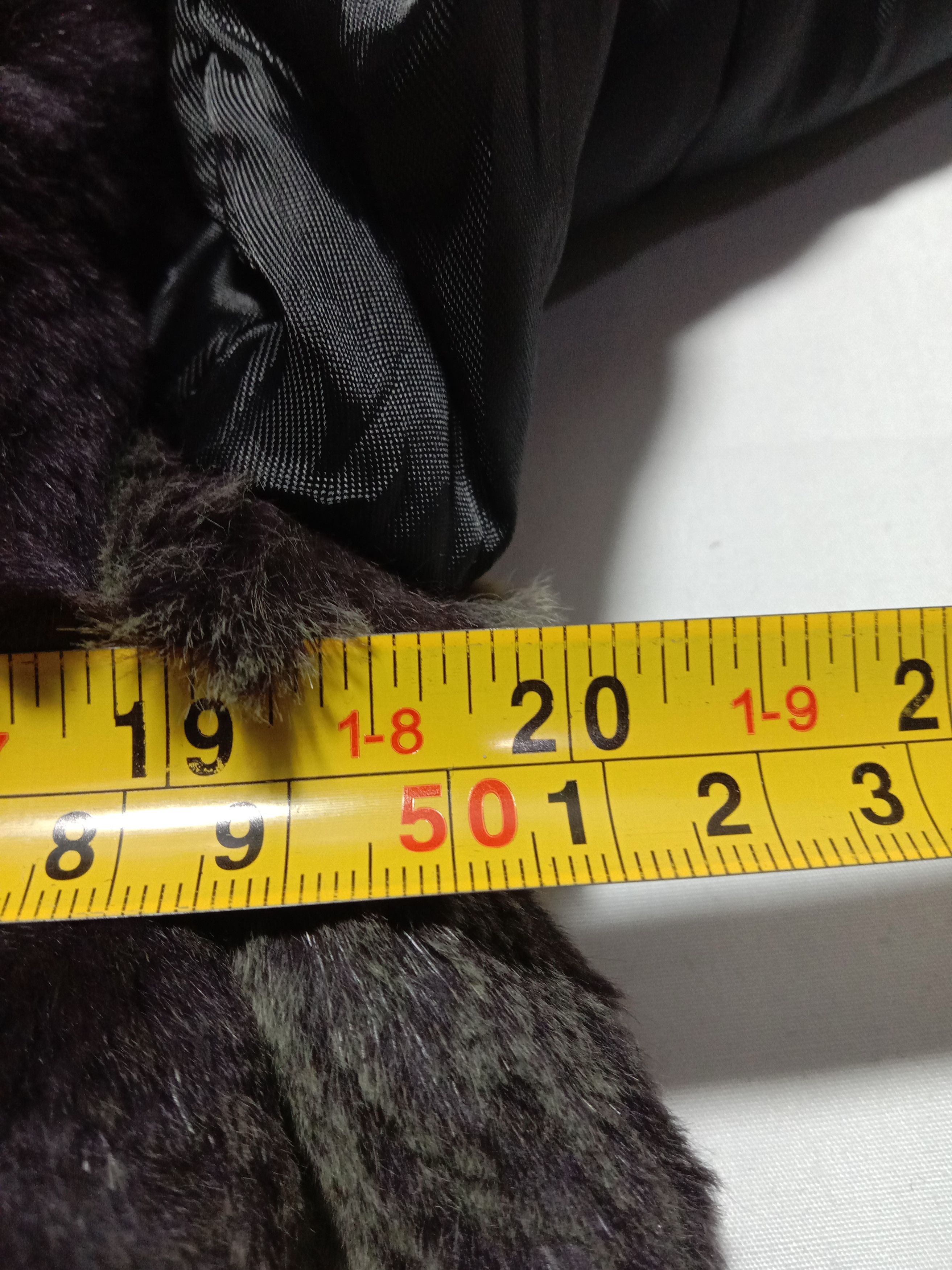 Designer Hiverreine Fur Linen Jacket Parka Wool Fluffy Coat Size US M / EU 48-50 / 2 - 6 Thumbnail