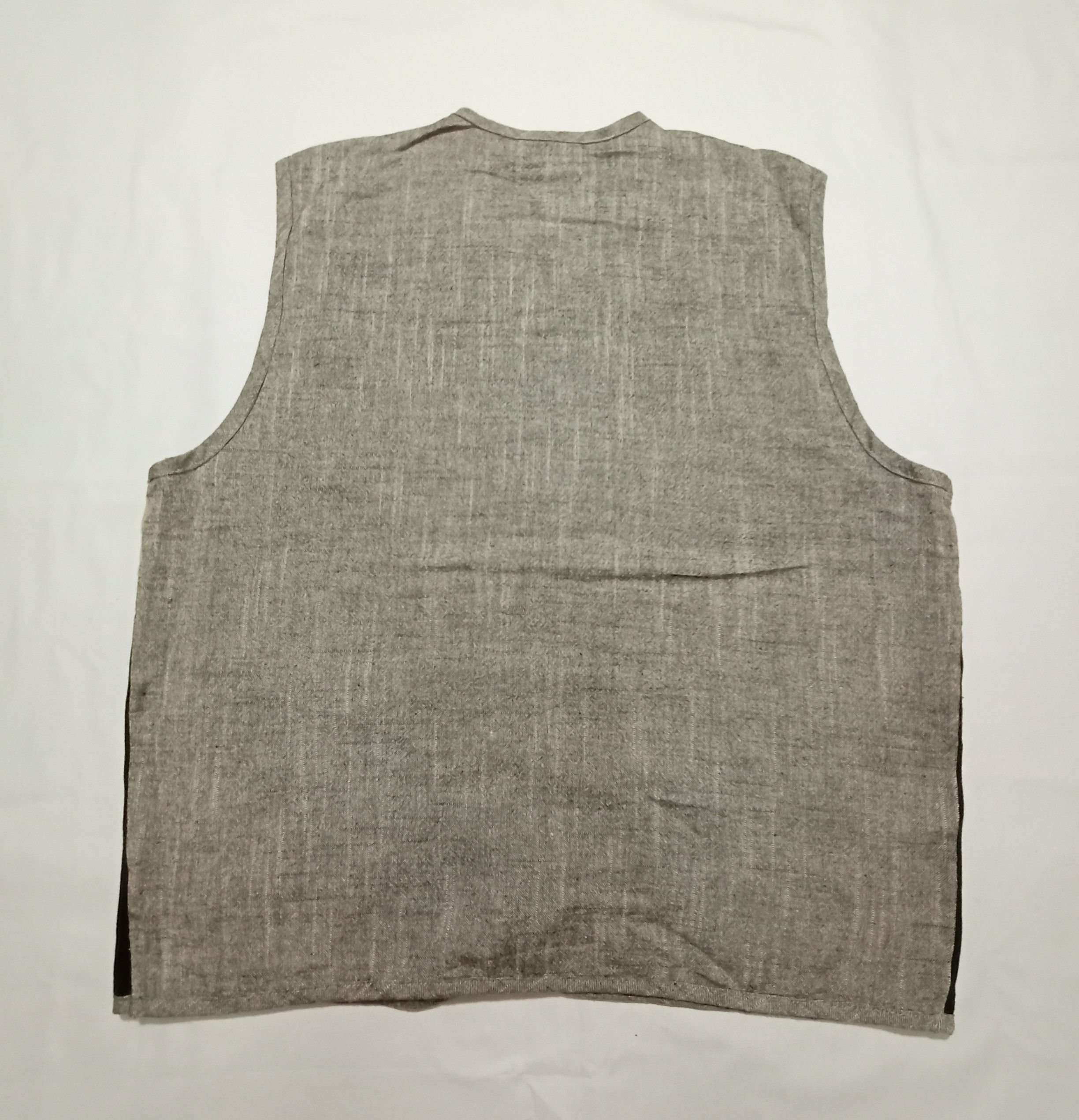 Designer Vintage Baffone Vest An Orthodox Beauty Embroidery BF Logo Size 44S - 5 Thumbnail