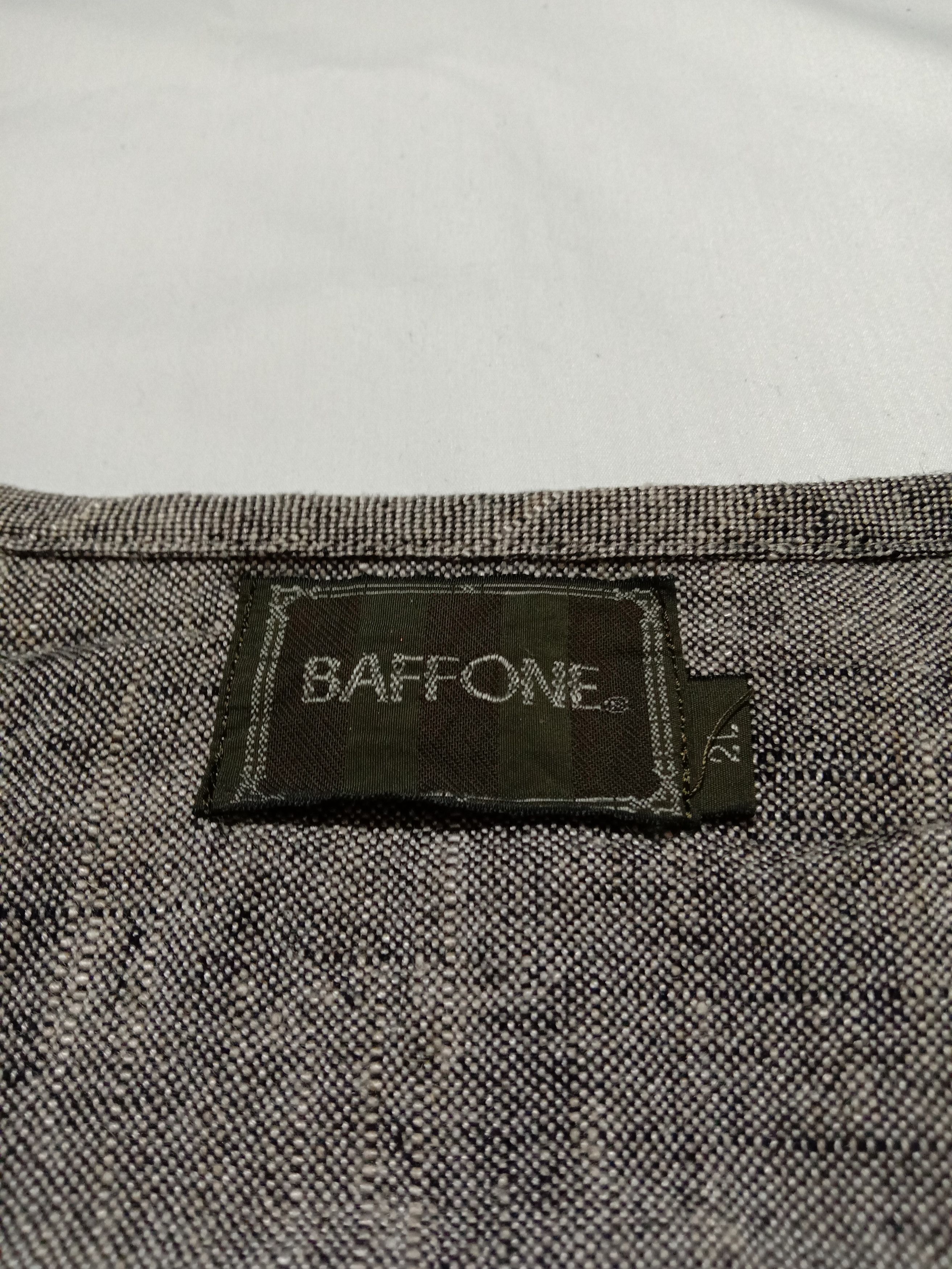 Designer Vintage Baffone Vest An Orthodox Beauty Embroidery BF Logo Size 44S - 3 Thumbnail