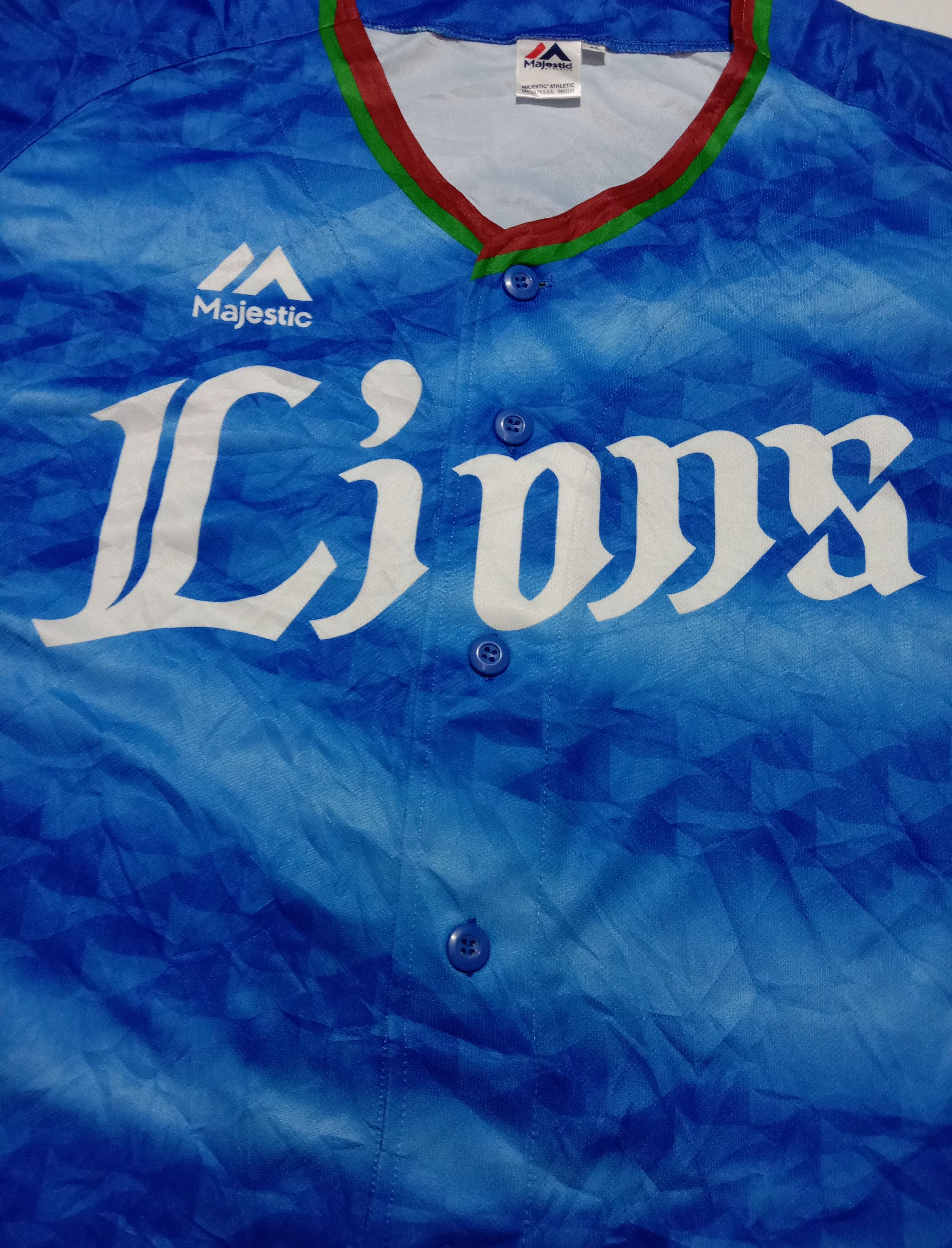 Japanese Brand Lions Saitama Seibu NPB Japan Baseball Jersey Size US XL / EU 56 / 4 - 2 Thumbnail