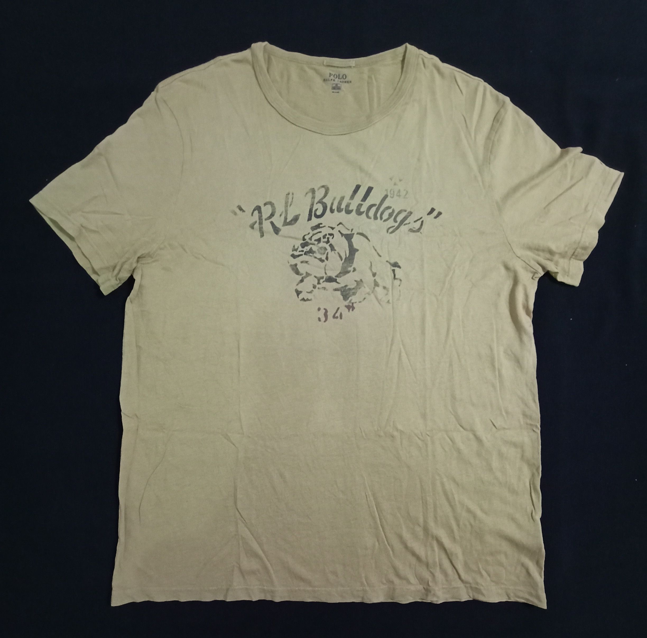 Polo Ralph Lauren Vintage Polo Ralph Lauren T-Shirt RL Bulldogs Unisex Tee Size XL / US 12-14 / IT 48-50 - 1 Thumbnail