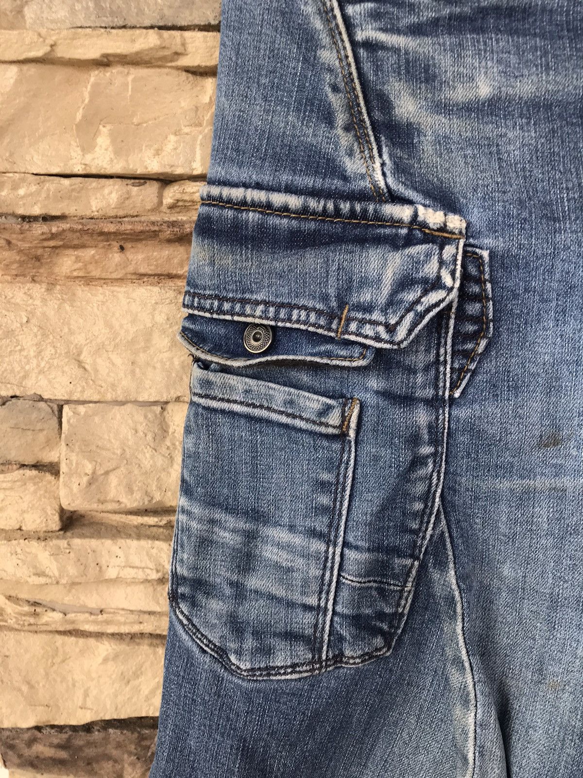 Japanese Brand EvenRiver Workwear Multipocket Jeans Size US 32 / EU 48 - 10 Thumbnail