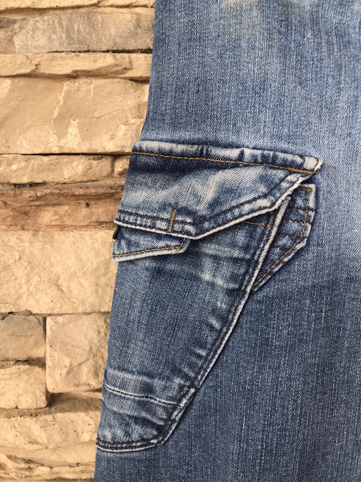 Japanese Brand EvenRiver Workwear Multipocket Jeans Size US 32 / EU 48 - 14 Thumbnail