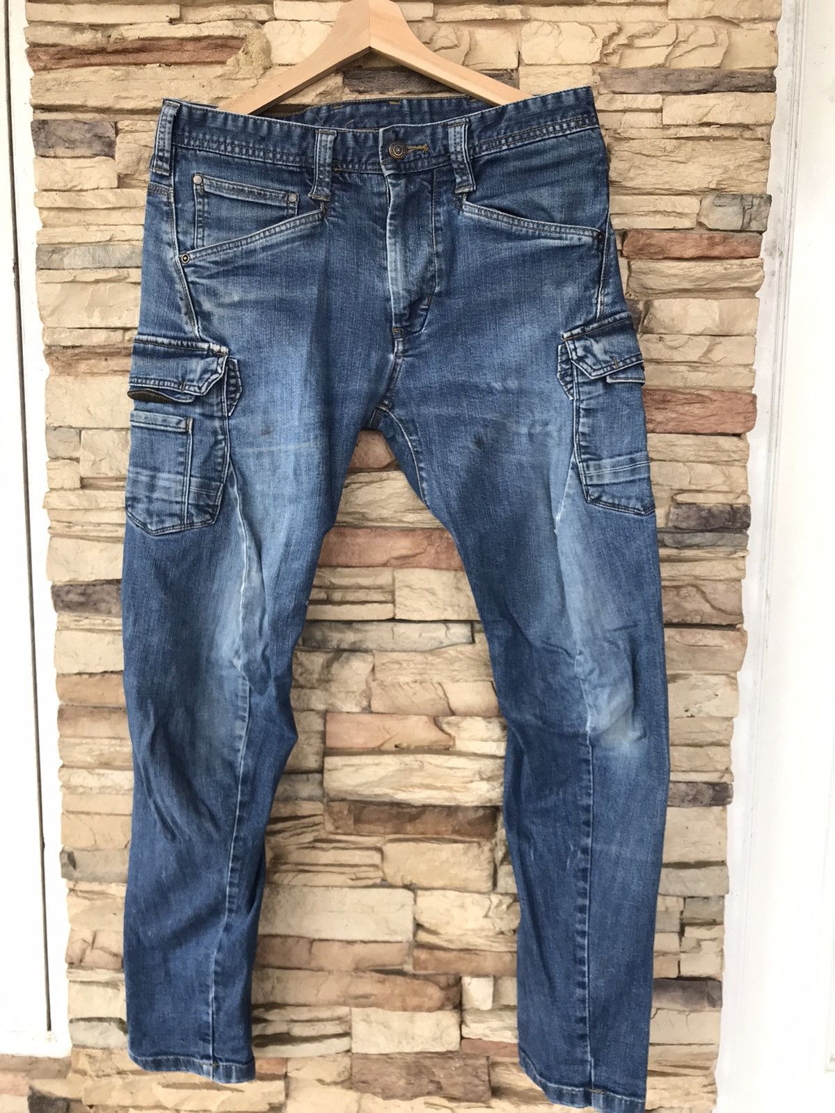Japanese Brand EvenRiver Workwear Multipocket Jeans Size US 32 / EU 48 - 1 Thumbnail