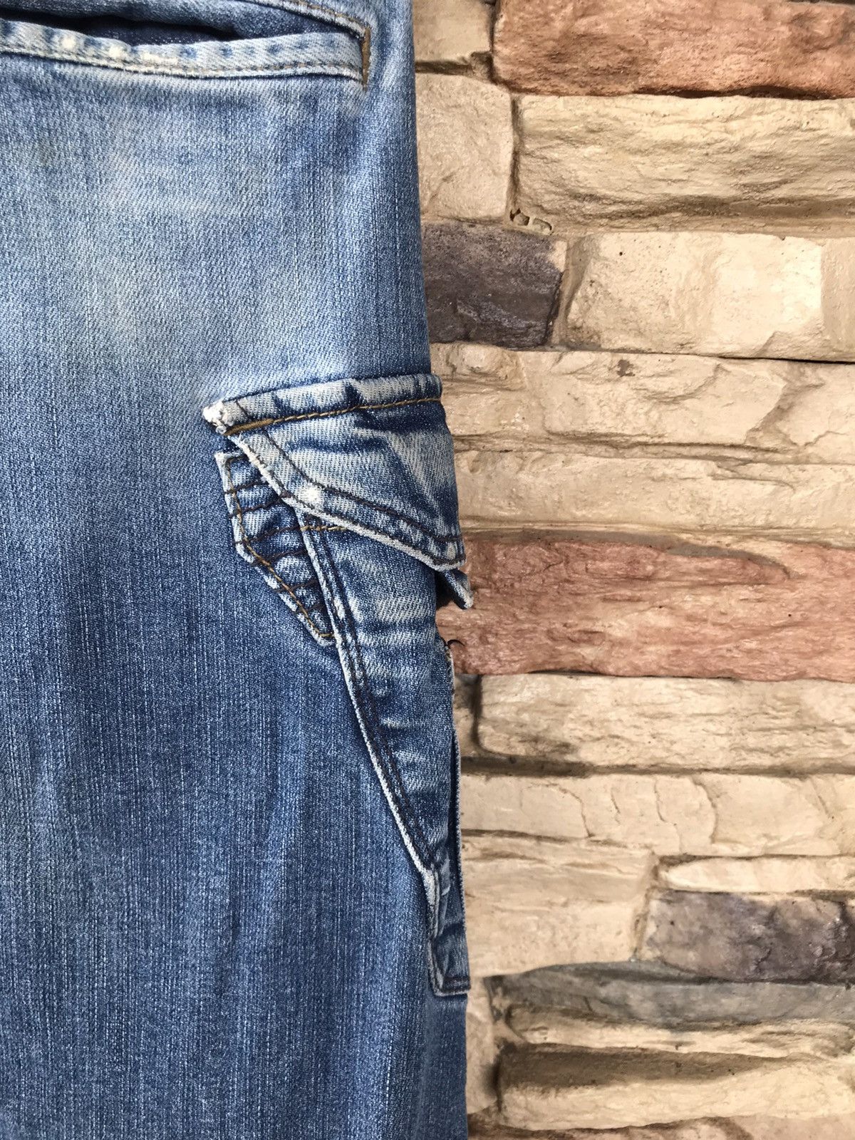 Japanese Brand EvenRiver Workwear Multipocket Jeans Size US 32 / EU 48 - 15 Thumbnail