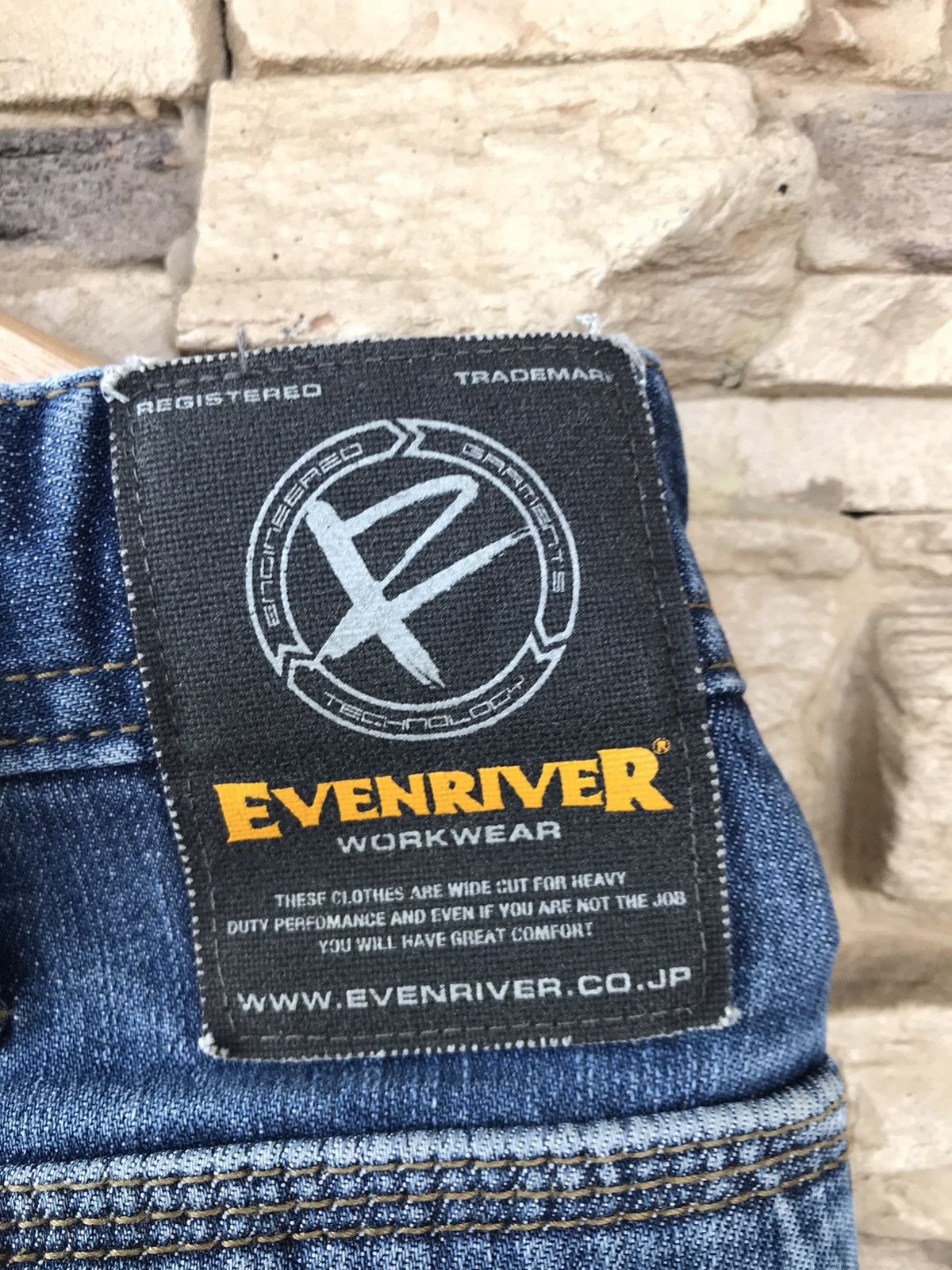 Japanese Brand EvenRiver Workwear Multipocket Jeans Size US 32 / EU 48 - 16 Thumbnail