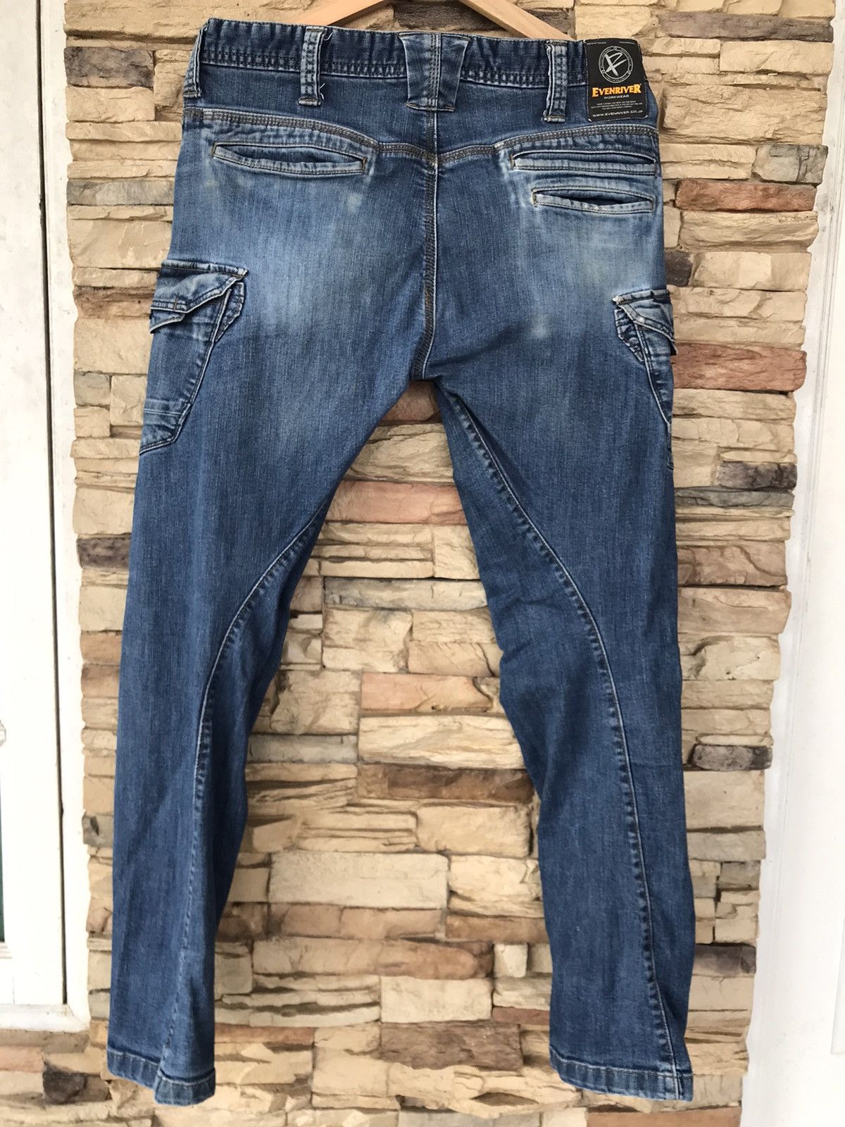 Japanese Brand EvenRiver Workwear Multipocket Jeans Size US 32 / EU 48 - 2 Thumbnail