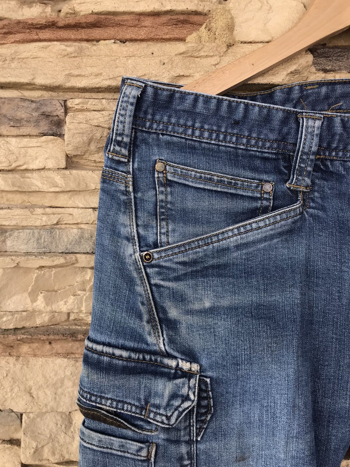 Japanese Brand EvenRiver Workwear Multipocket Jeans Size US 32 / EU 48 - 4 Thumbnail