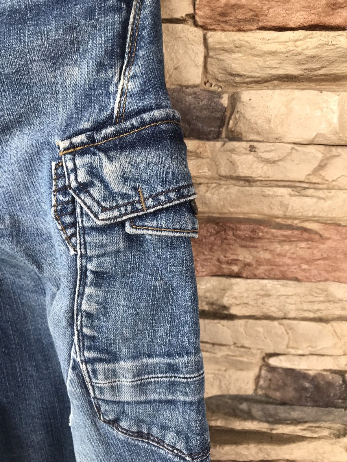 Japanese Brand EvenRiver Workwear Multipocket Jeans Size US 32 / EU 48 - 9 Thumbnail