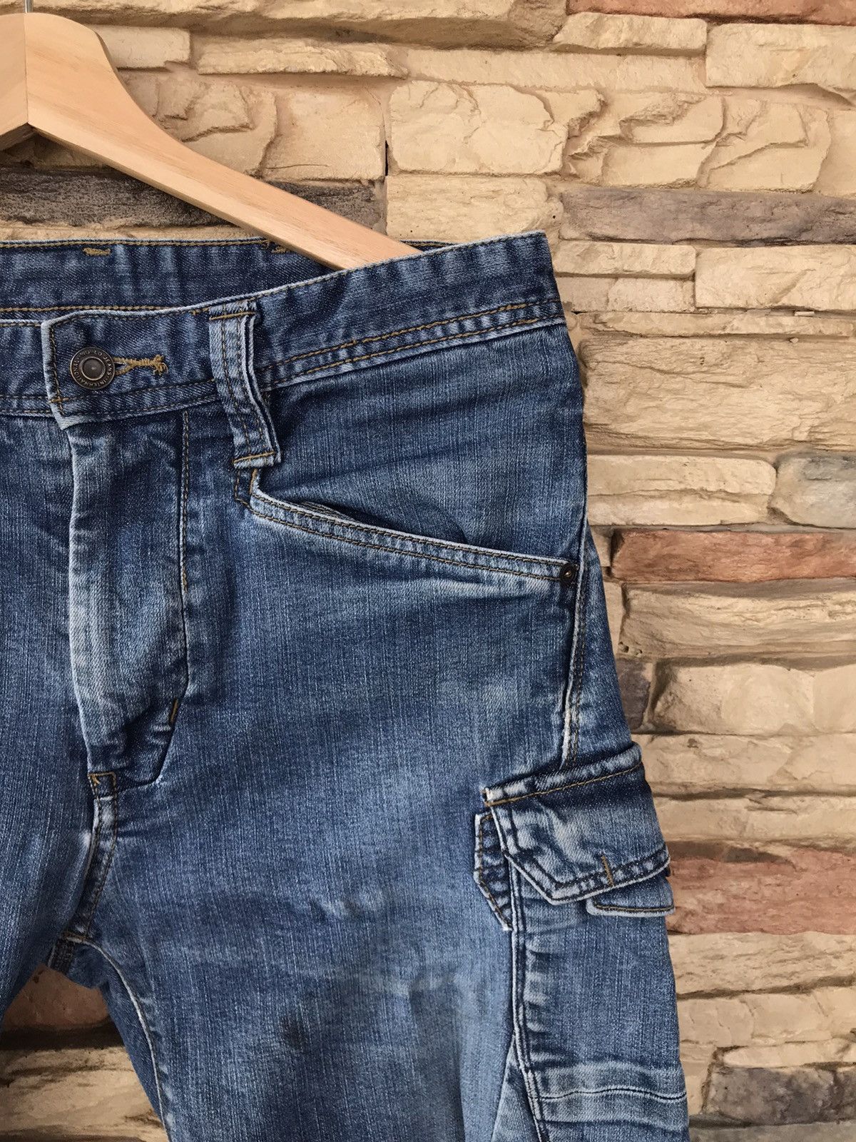 Japanese Brand EvenRiver Workwear Multipocket Jeans Size US 32 / EU 48 - 3 Thumbnail