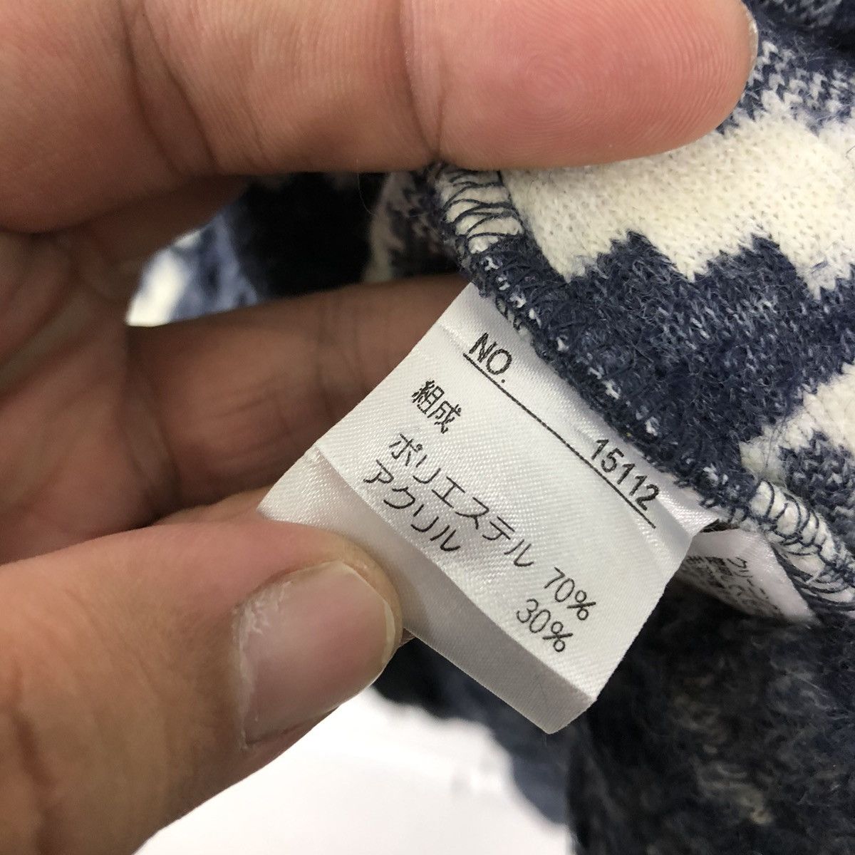 Japanese Brand VINTAGE FLEECE JACKET FLYING CIRCUS NAVAJO DESIGN Size US L / EU 52-54 / 3 - 11 Thumbnail