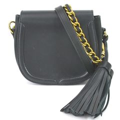 Black Bellport medium studded leather bucket bag, Polo Ralph Lauren