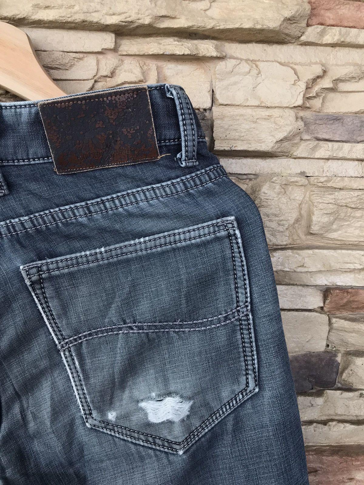 Lee Flare Vintage Lee Distressed Denim lgb ifsixwasnine Size US 29 - 10 Thumbnail
