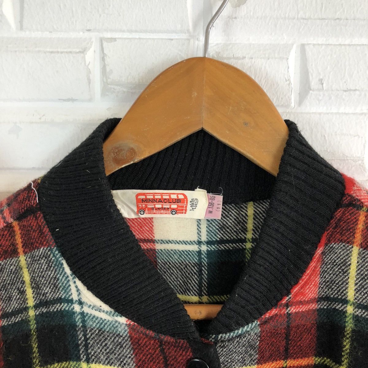 Japanese Brand TARTAN DESIGN VARSITY JACKET PUNK STYLE MINNACLUB Size US M / EU 48-50 / 2 - 8 Thumbnail