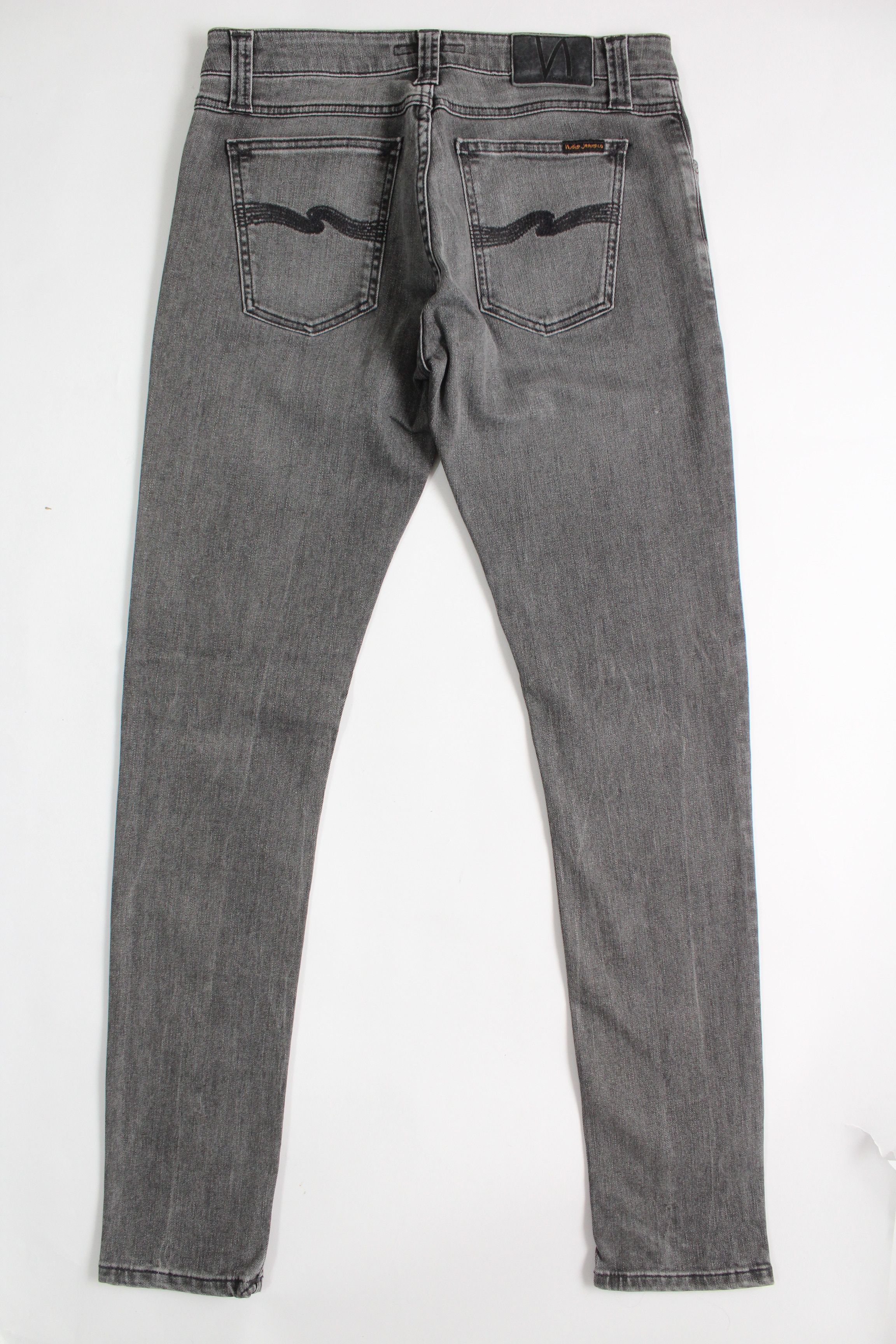 image of Nudie Jeans Denim Gray Mens Size 30/32 Authentic in Grey