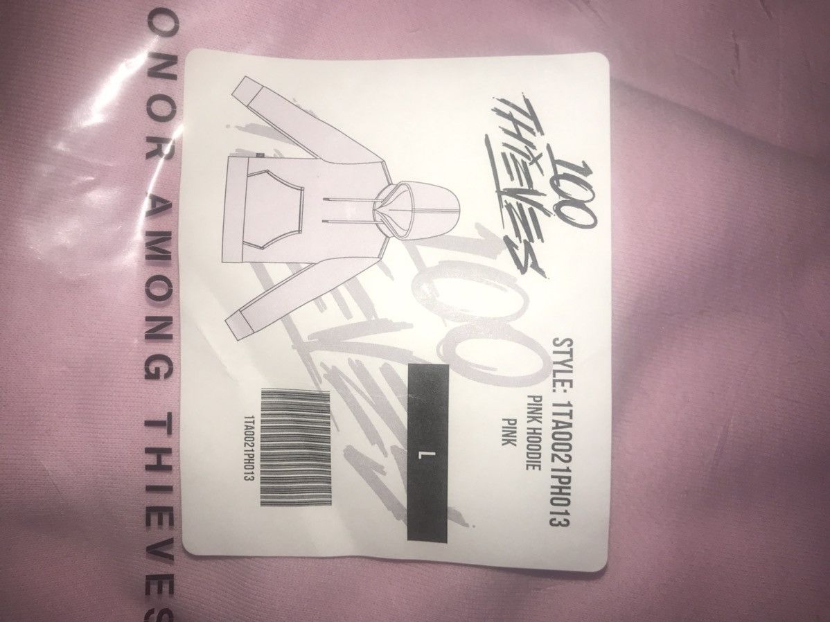 100 Thieves 100 Thieves Pink Hoodie Size US L / EU 52-54 / 3 - 1 Thumbnail