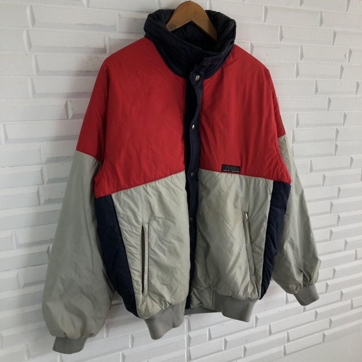 Japanese Brand TRITONE COLOUR FABLICE THINSULATE ZIPPER JACKET Size US L / EU 52-54 / 3 - 2 Thumbnail