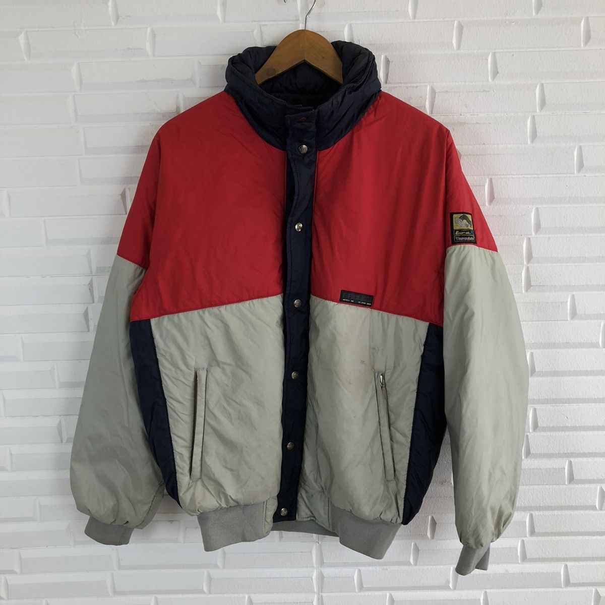 Japanese Brand TRITONE COLOUR FABLICE THINSULATE ZIPPER JACKET Size US L / EU 52-54 / 3 - 4 Thumbnail