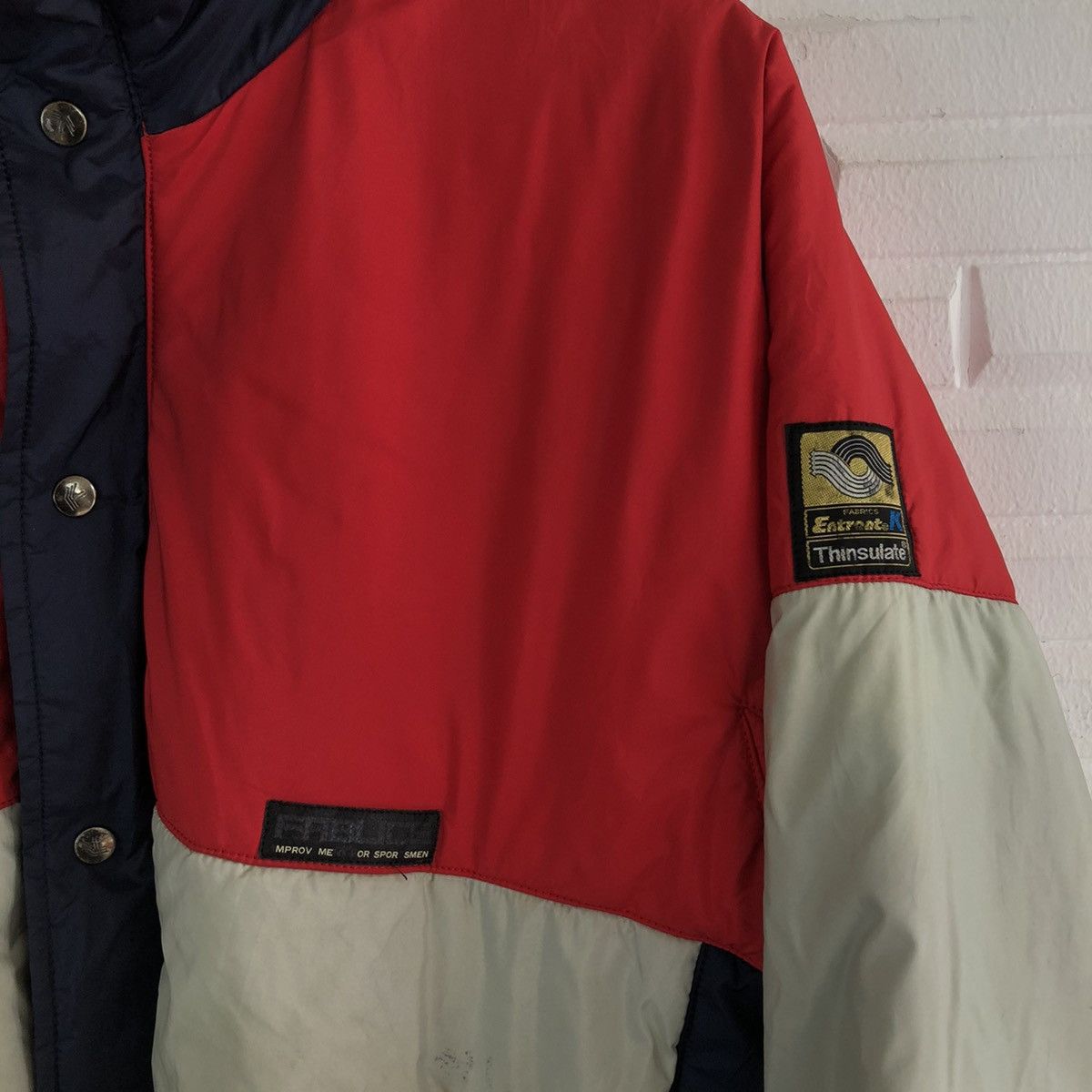 Japanese Brand TRITONE COLOUR FABLICE THINSULATE ZIPPER JACKET Size US L / EU 52-54 / 3 - 5 Thumbnail