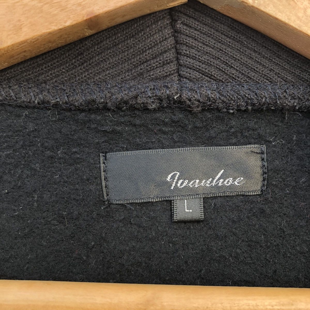 Japanese Brand ULTIMATE BLACK PUNK DESIGN CARDIGAN BY IVANHOE BIG LOGO Size US L / EU 52-54 / 3 - 13 Thumbnail