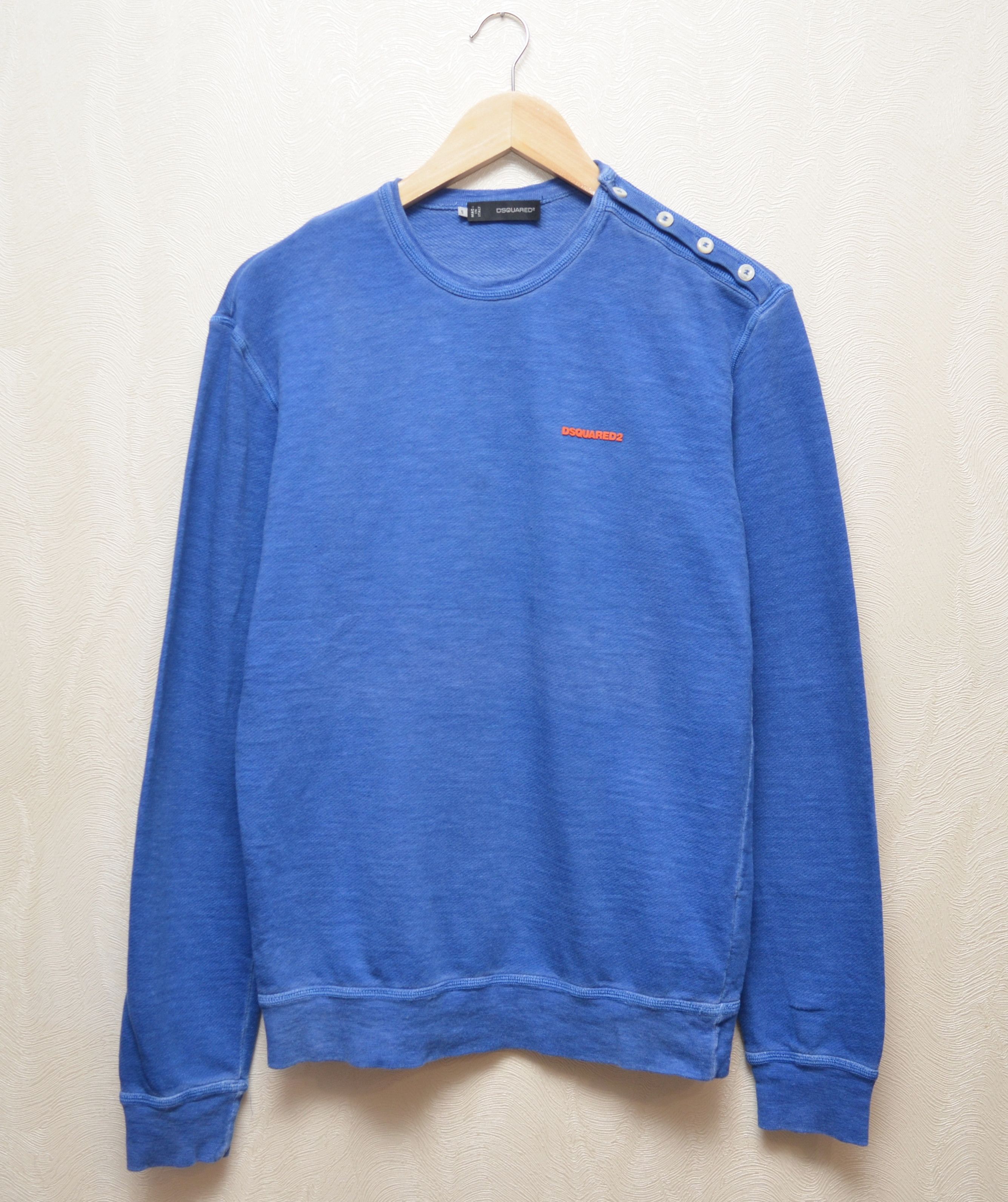 Dsquared2 RARE 🔥 Dsquared Blue Sweatshirt Size S Size US S / EU 44-46 / 1 - 1 Thumbnail