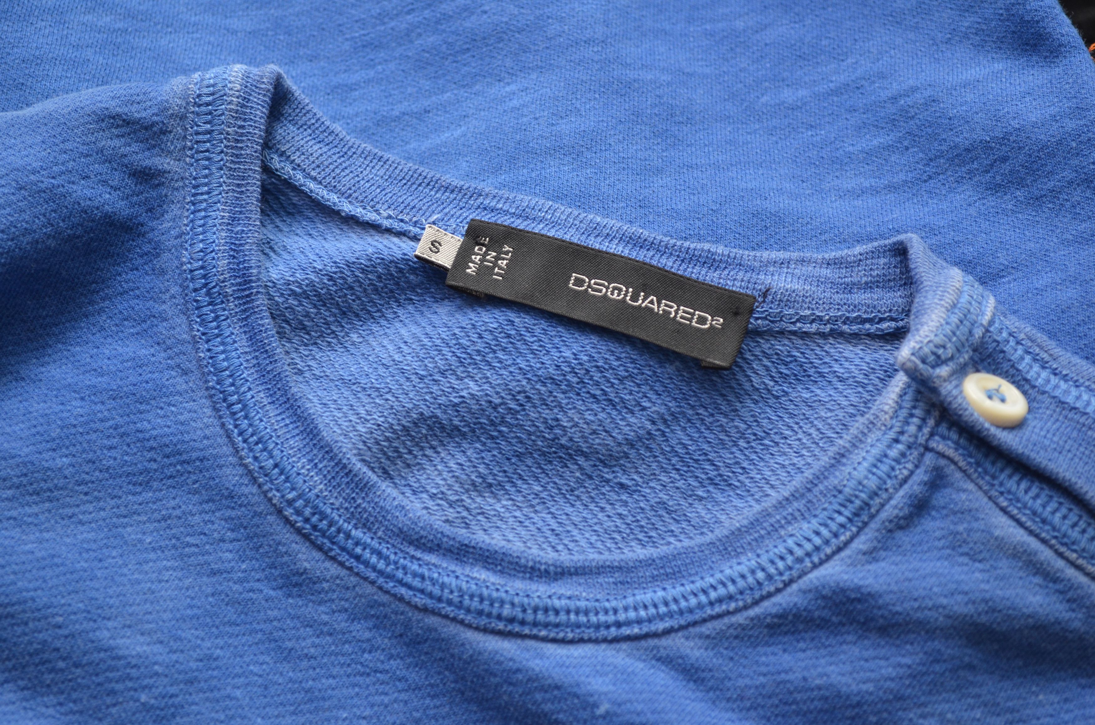 Dsquared2 RARE 🔥 Dsquared Blue Sweatshirt Size S Size US S / EU 44-46 / 1 - 9 Thumbnail