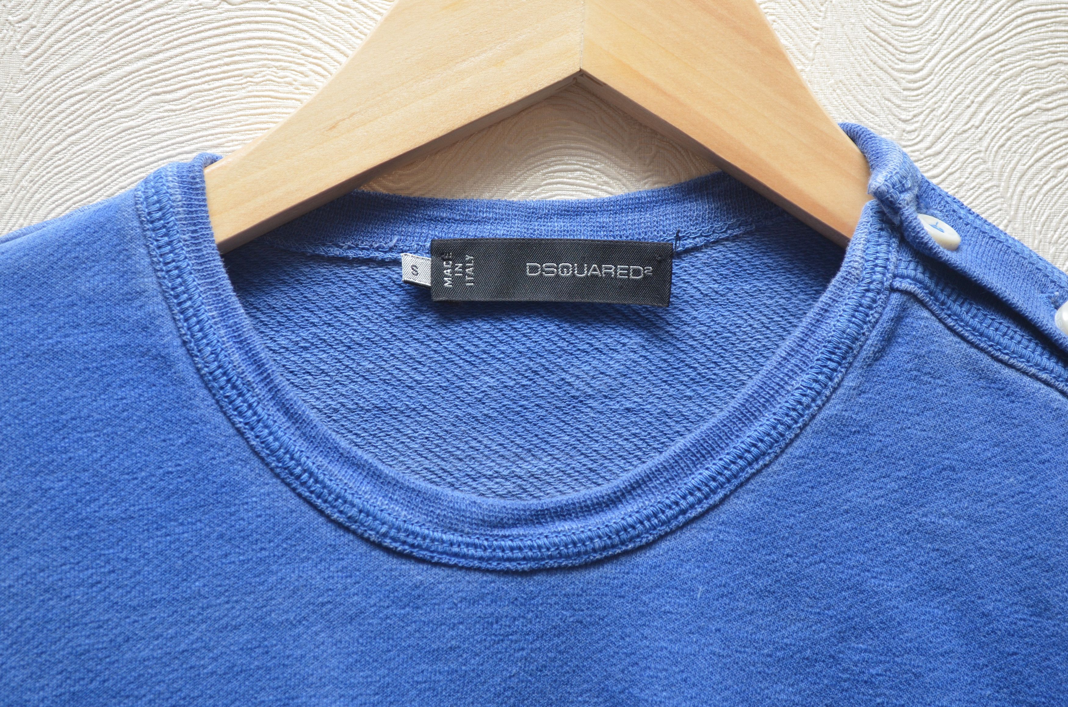 Dsquared2 RARE 🔥 Dsquared Blue Sweatshirt Size S Size US S / EU 44-46 / 1 - 5 Thumbnail