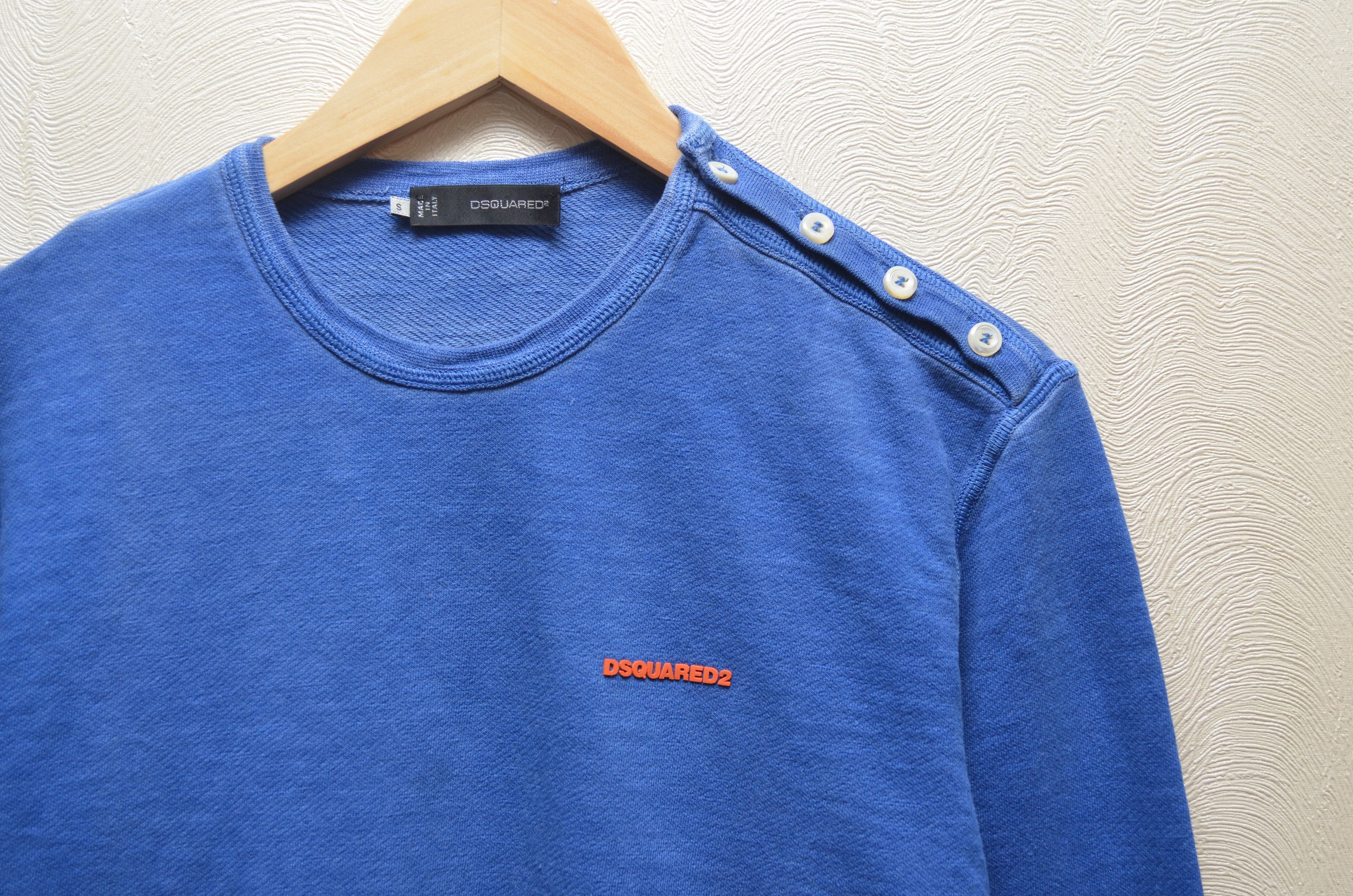 Dsquared2 RARE 🔥 Dsquared Blue Sweatshirt Size S Size US S / EU 44-46 / 1 - 4 Thumbnail