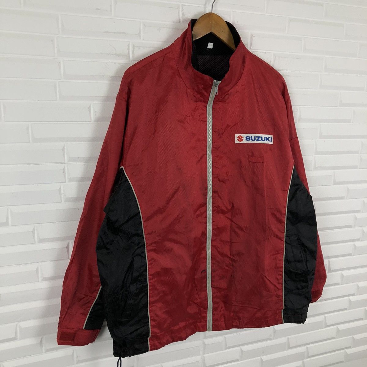 Japanese Brand SUZUKI WORKERS ZIPPER JACKET RACING BIG LOGO Size US M / EU 48-50 / 2 - 2 Thumbnail