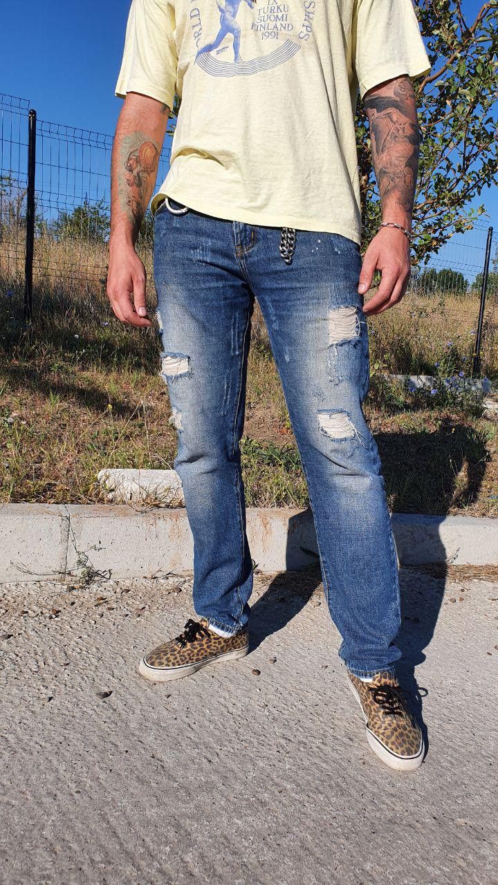 Dolce & Gabbana Ripped Dolce & Gabbana Denim 14 Stretch Jeans Size US 33 - 2 Thumbnail
