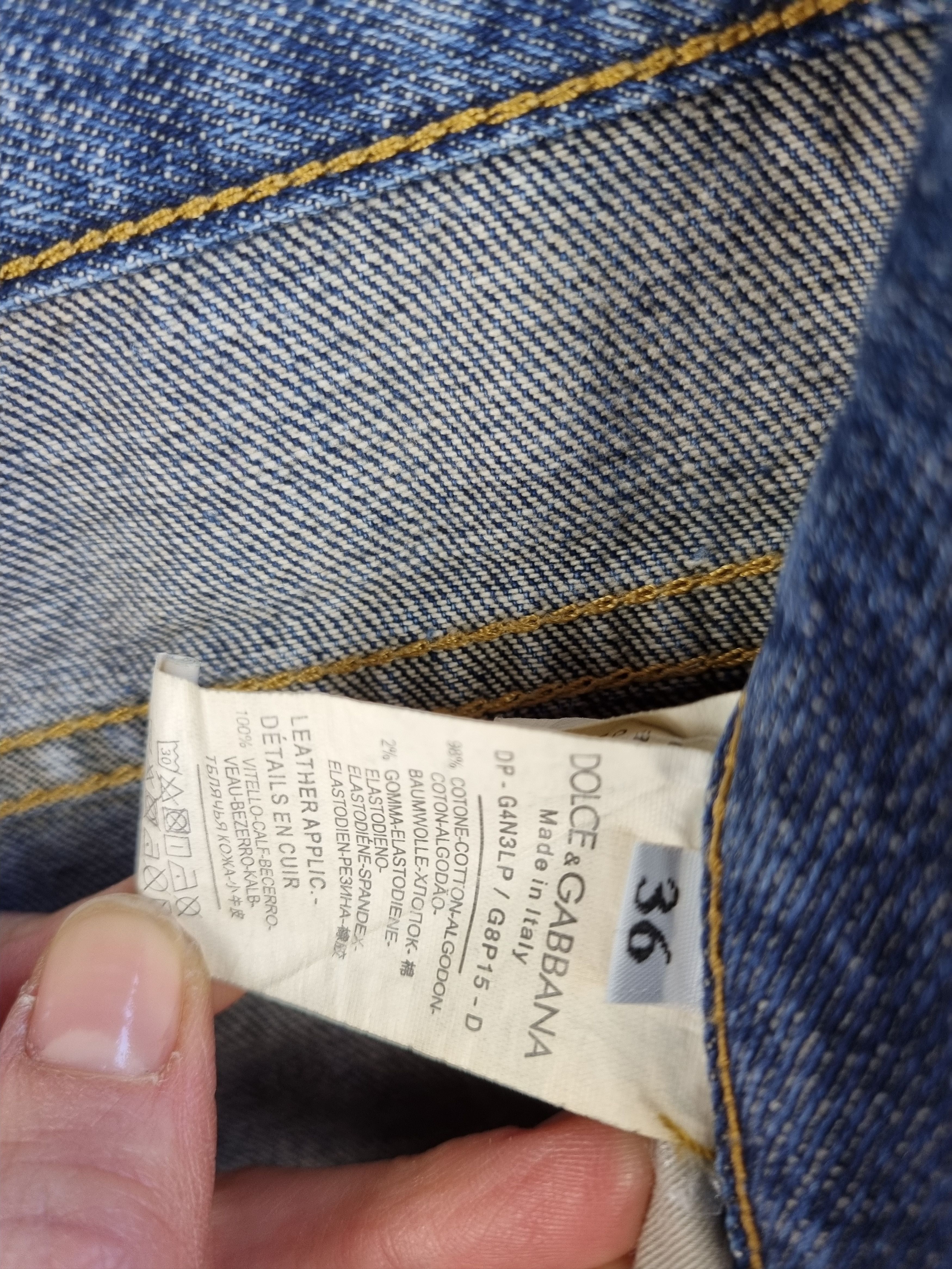 Dolce & Gabbana Ripped Dolce & Gabbana Denim 14 Stretch Jeans Size US 33 - 12 Thumbnail