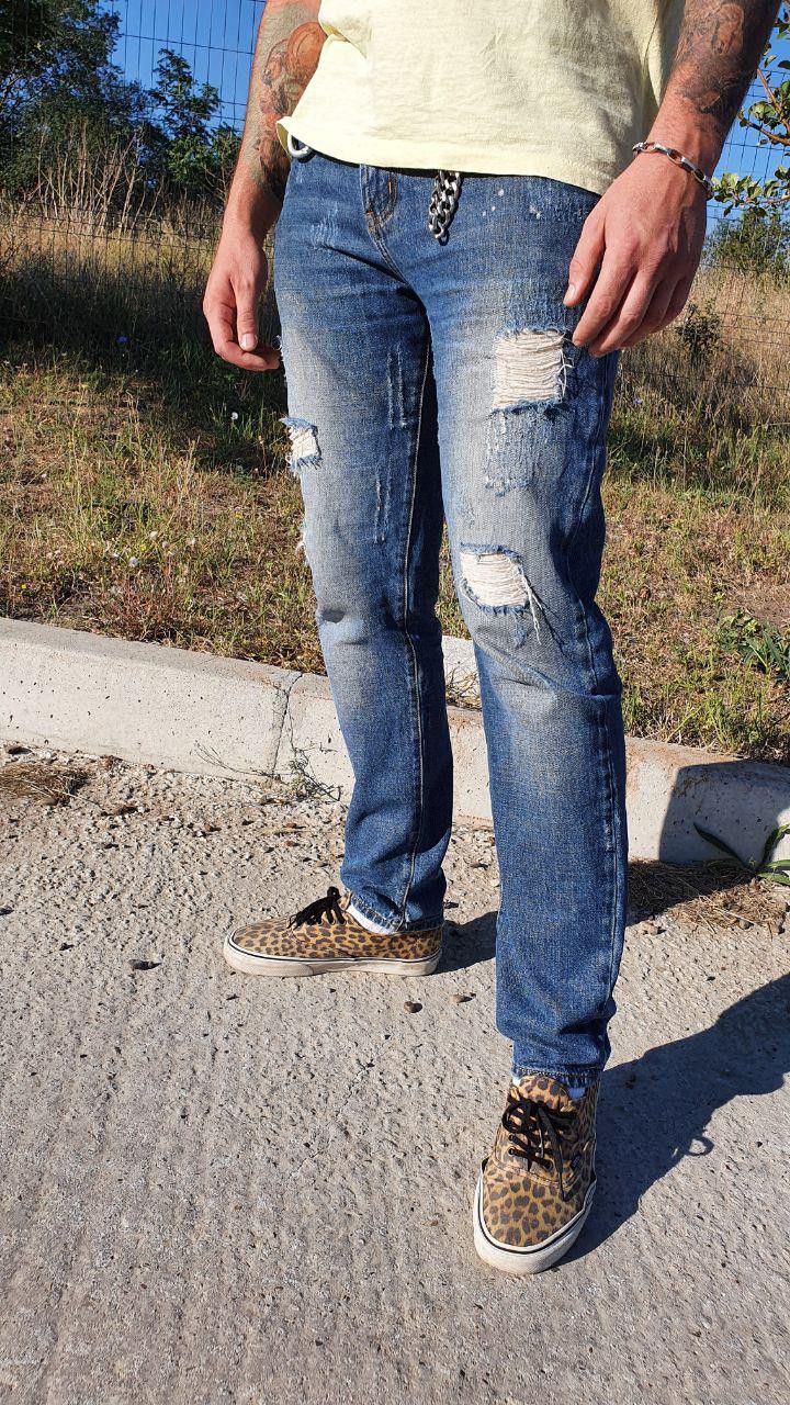 Dolce & Gabbana Ripped Dolce & Gabbana Denim 14 Stretch Jeans Size US 33 - 5 Thumbnail