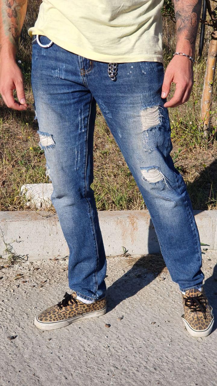 Dolce & Gabbana Ripped Dolce & Gabbana Denim 14 Stretch Jeans Size US 33 - 6 Thumbnail