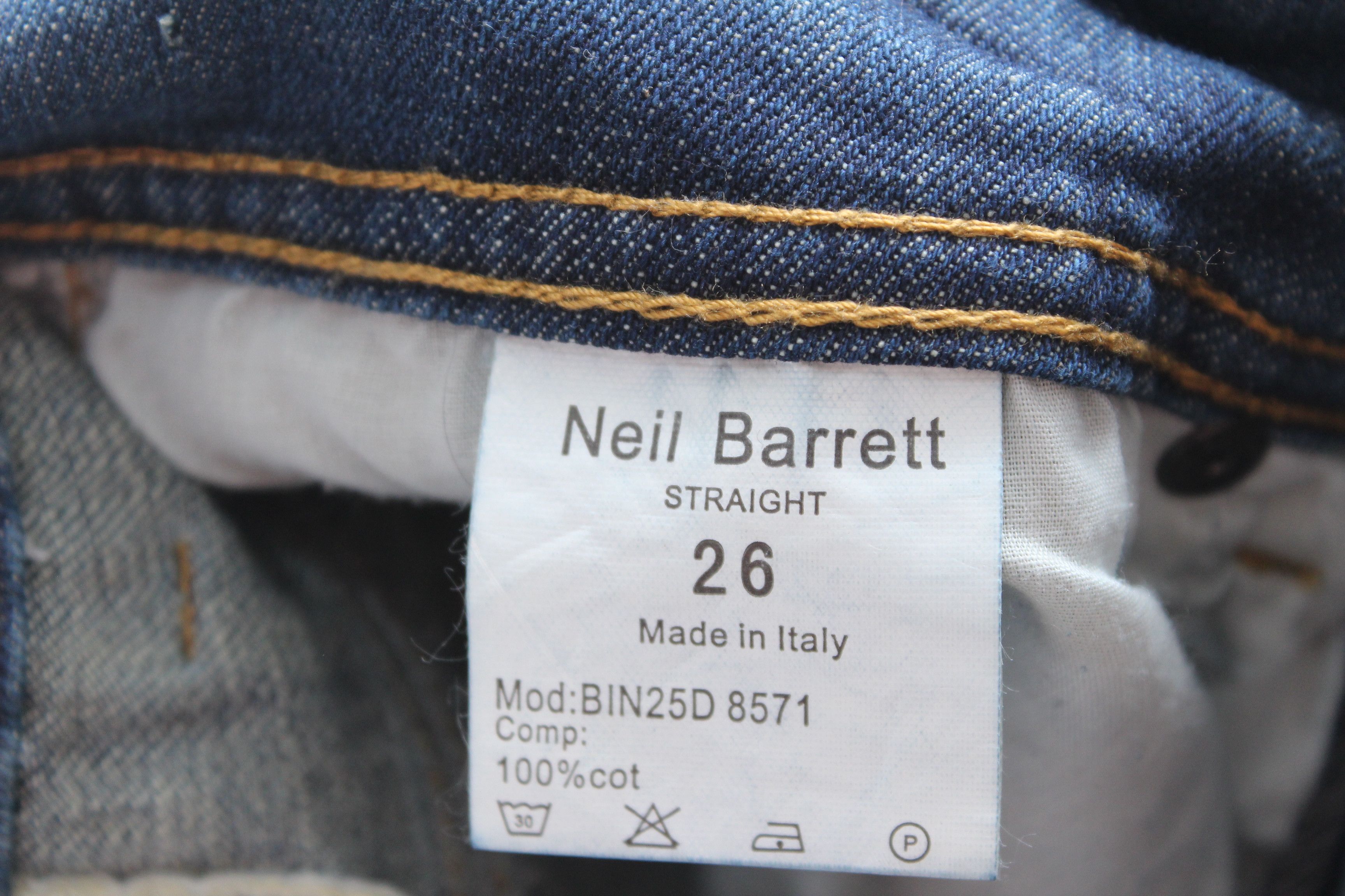 Neil Barrett Neil Barett Standard Fit Jeans NEW Hype Rare Vintage Size 26" / US 2 / IT 38 - 13 Thumbnail