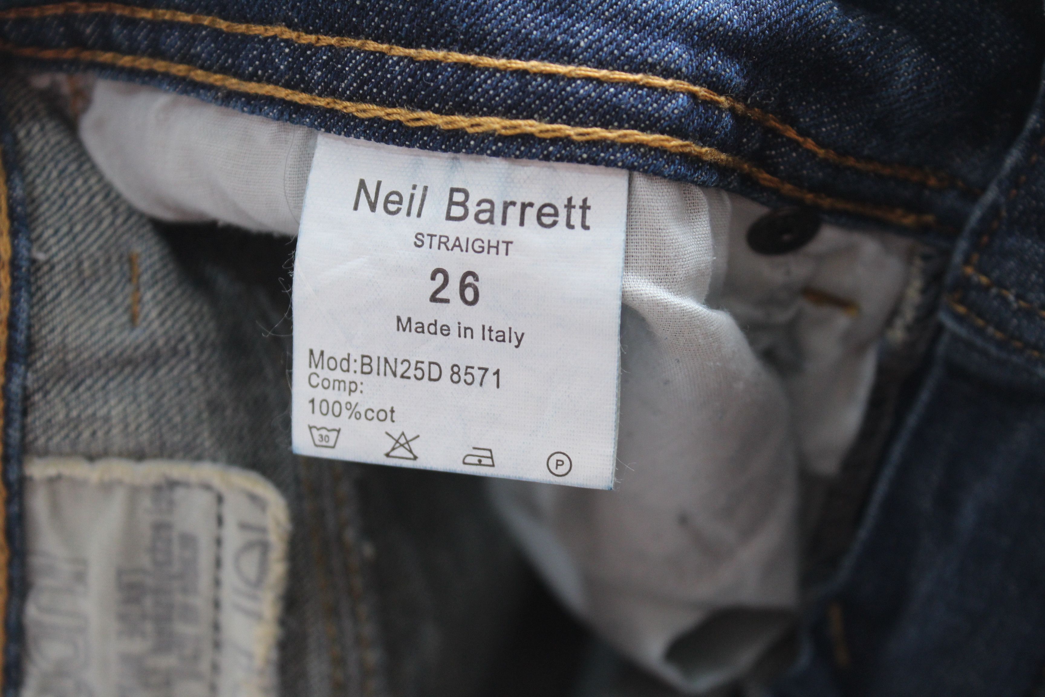 Neil Barrett Neil Barett Standard Fit Jeans NEW Hype Rare Vintage Size 26" / US 2 / IT 38 - 14 Thumbnail