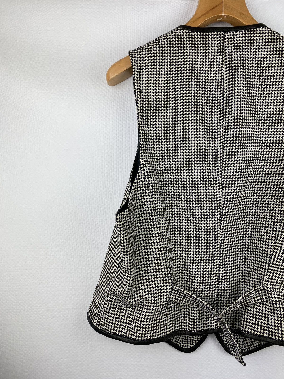 Mugler × Thierry Mugler Rare VTG Thierry Mugler lambswool sleeveless vest waistcoat Size 46R - 15 Thumbnail