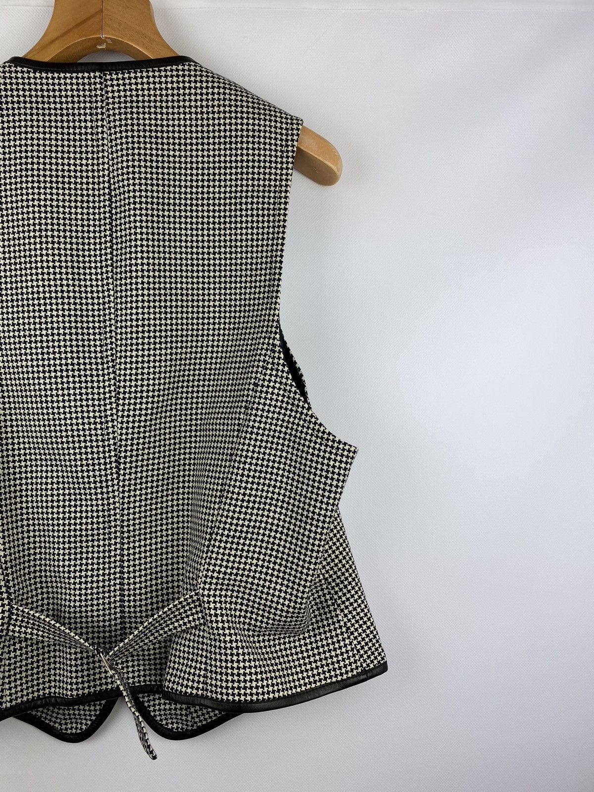 Mugler × Thierry Mugler Rare VTG Thierry Mugler lambswool sleeveless vest waistcoat Size 46R - 16 Thumbnail