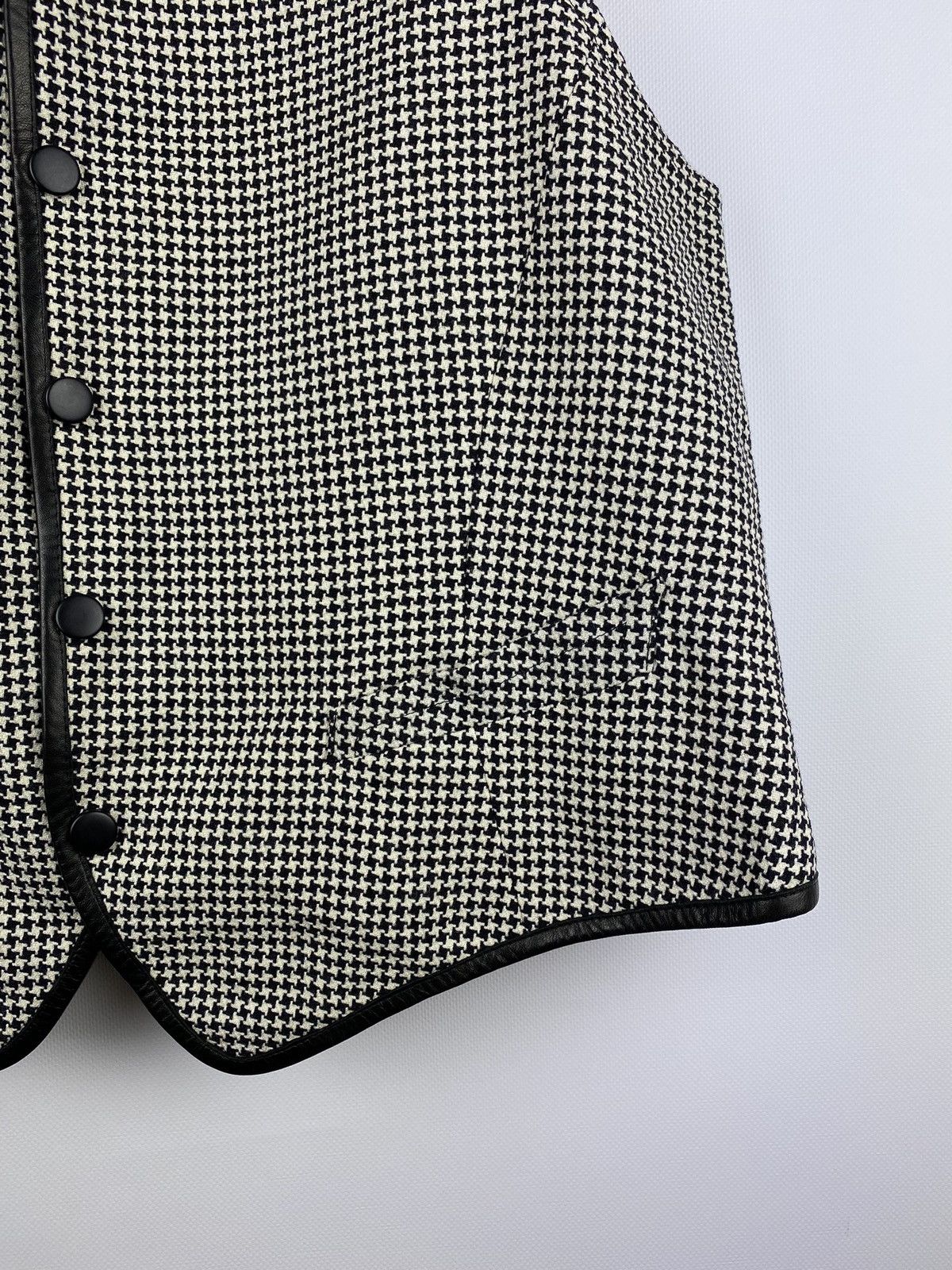 Mugler × Thierry Mugler Rare VTG Thierry Mugler lambswool sleeveless vest waistcoat Size 46R - 5 Thumbnail