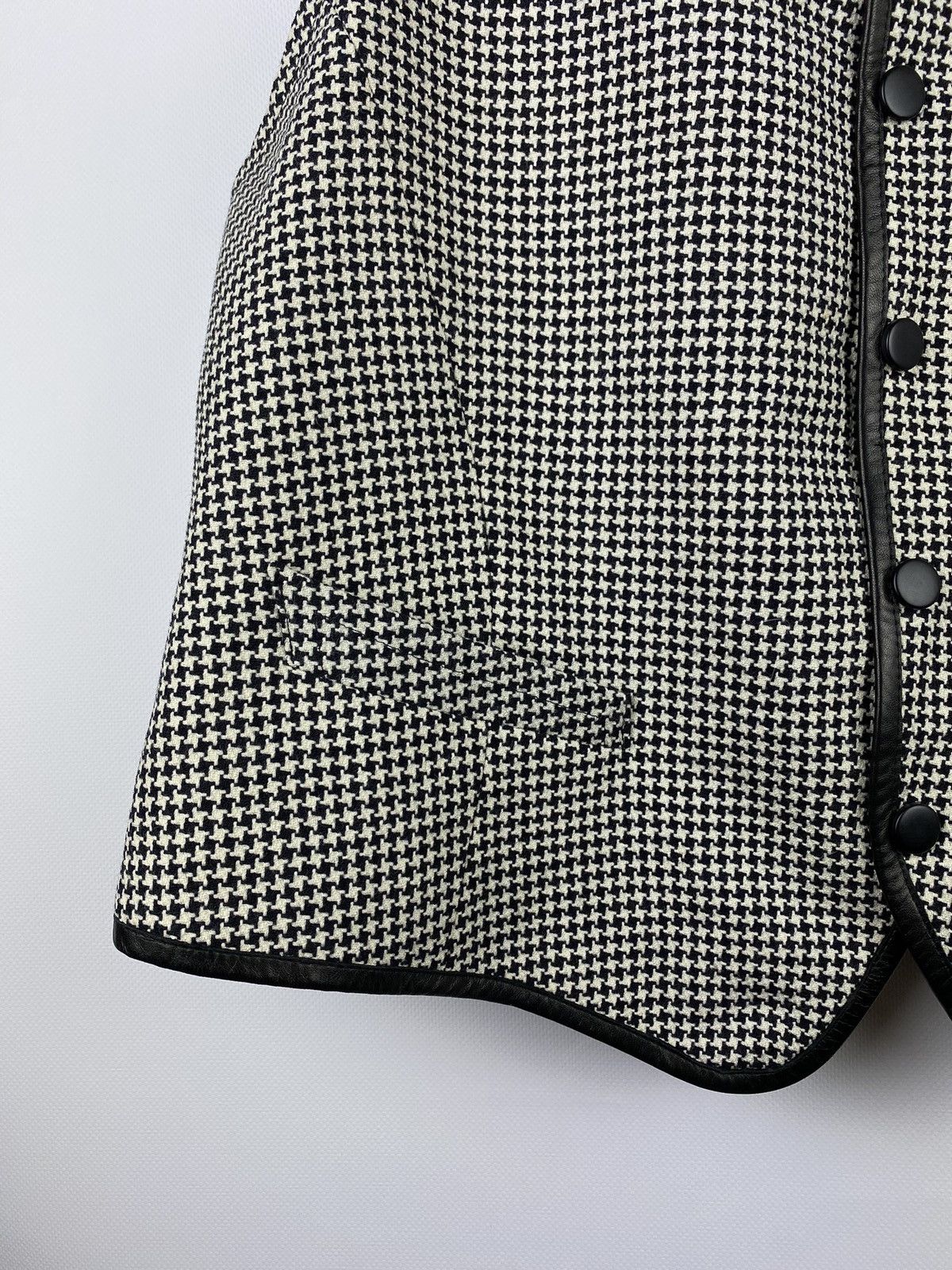 Mugler × Thierry Mugler Rare VTG Thierry Mugler lambswool sleeveless vest waistcoat Size 46R - 4 Thumbnail