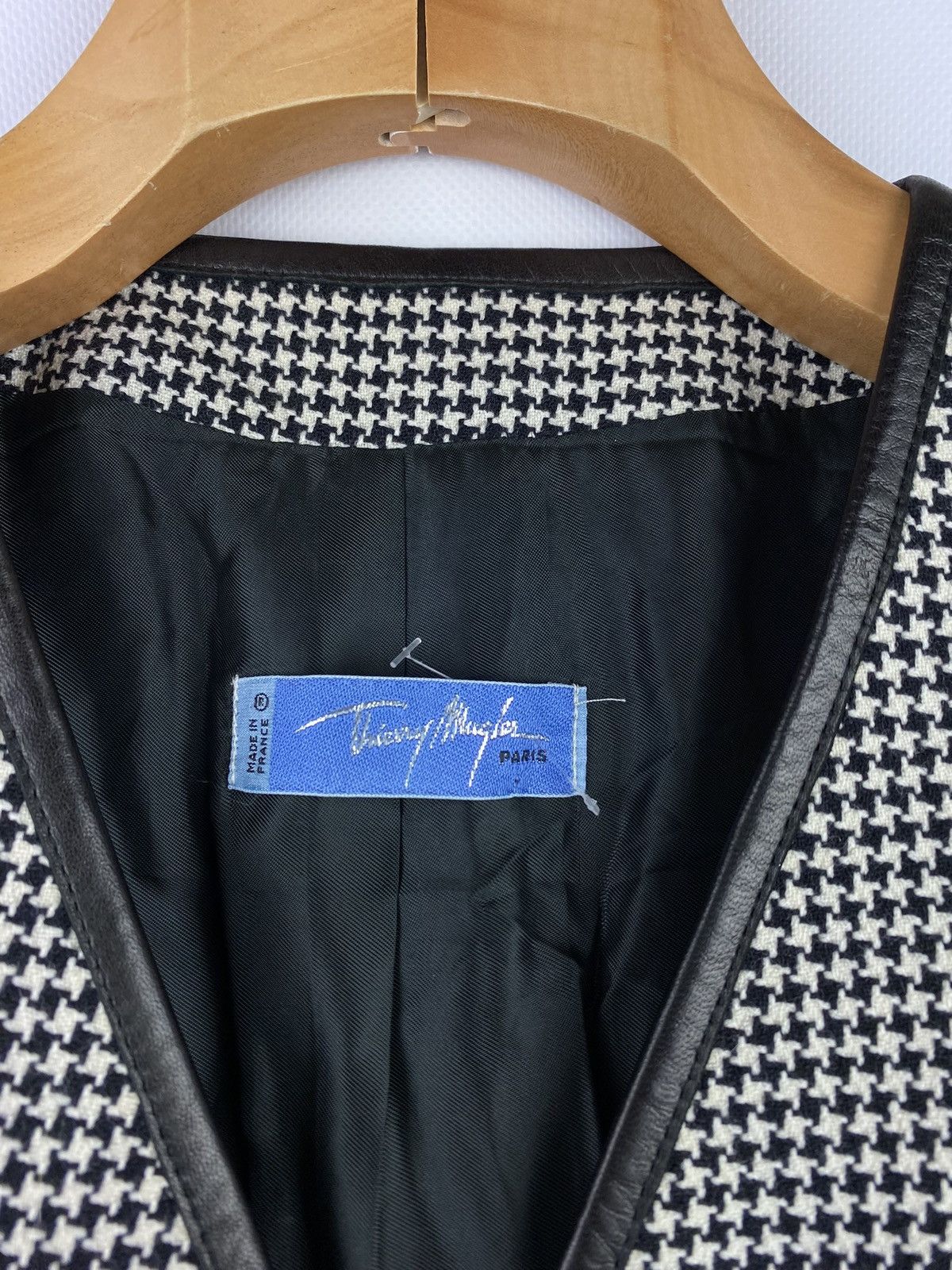 Mugler × Thierry Mugler Rare VTG Thierry Mugler lambswool sleeveless vest waistcoat Size 46R - 8 Thumbnail