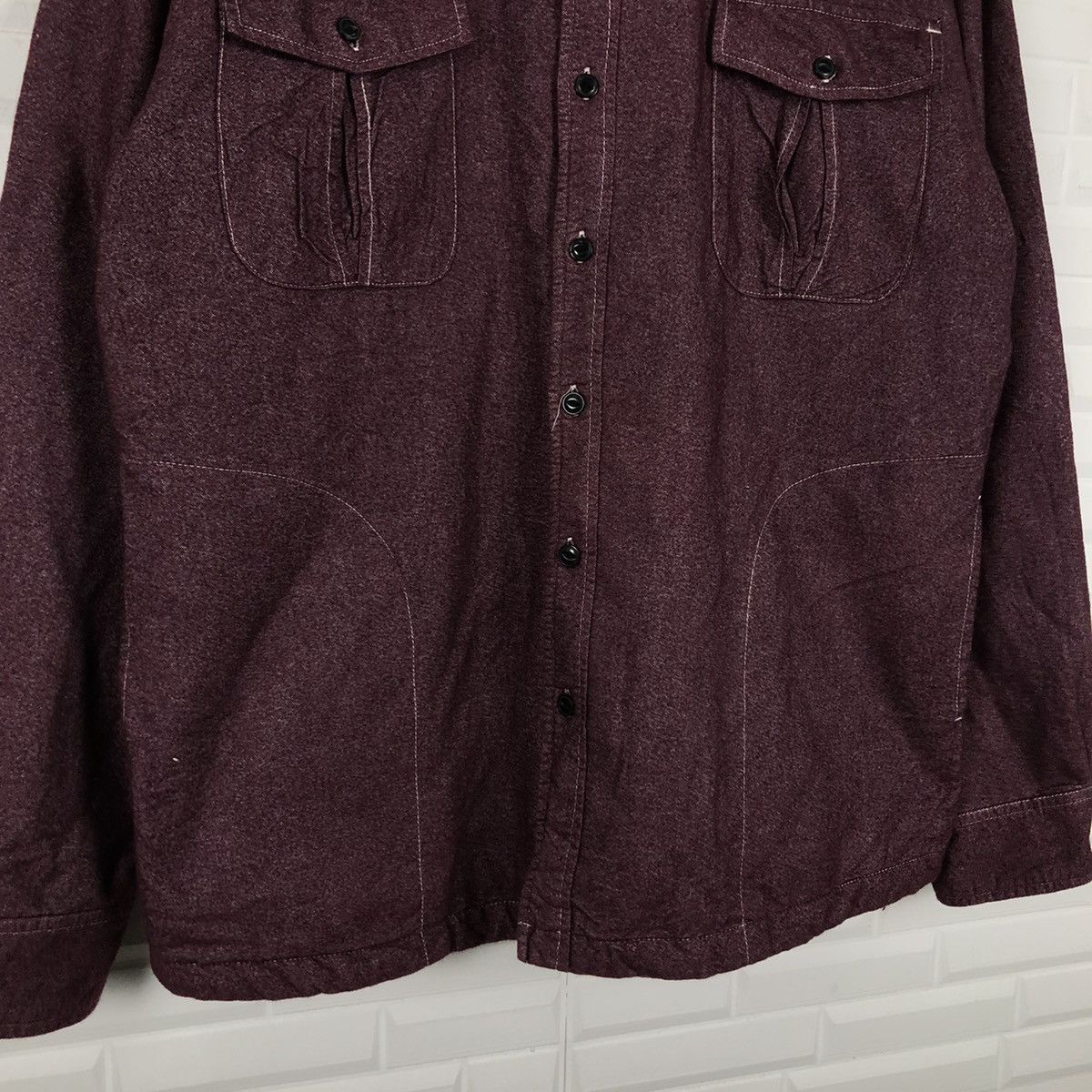 Flannel VINTAGE FLANNEL WORKER JACKET TARTAN LINING SALVATORE BOSA Size US XXL / EU 58 / 5 - 6 Thumbnail