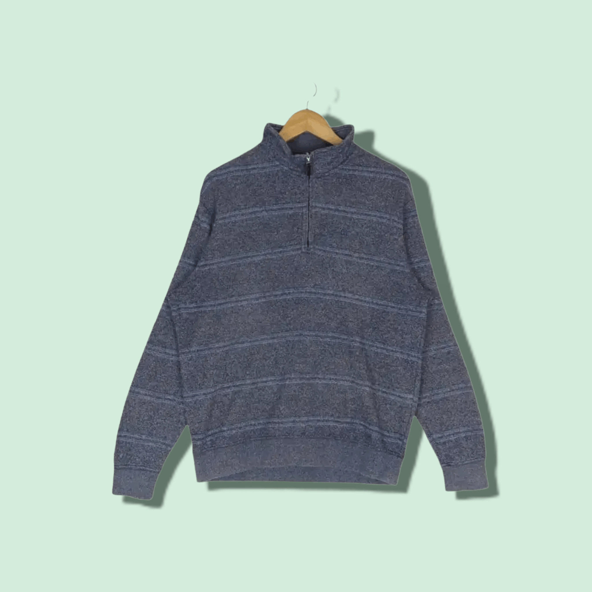 Golden Bear GOLDEN BEAR Retro Style Striped Jumper Sweatshirt Size US L / EU 52-54 / 3 - 1 Thumbnail