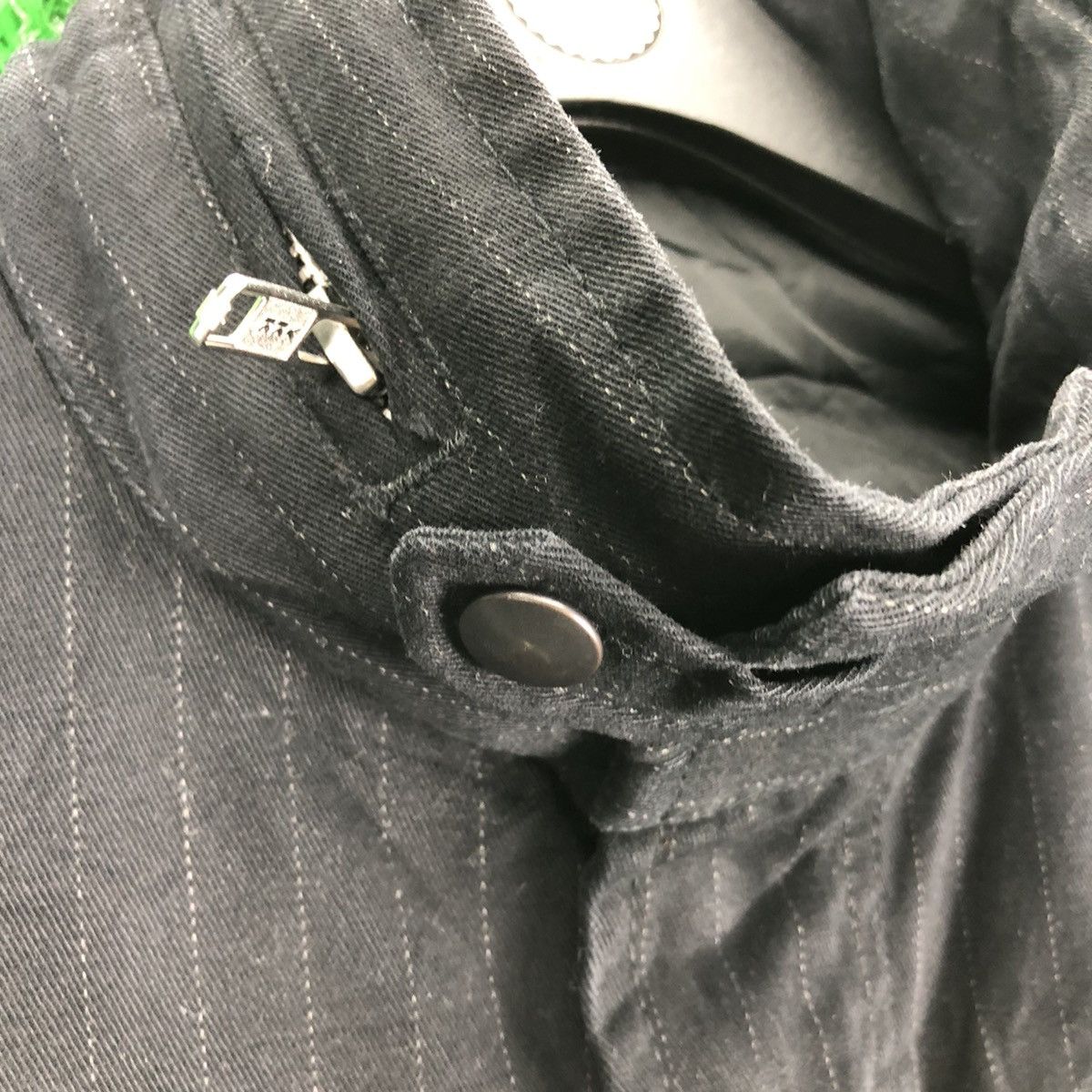 Comme Ca Ism Vintage Biker Zipper Jacket Striped by Comme Ca Ism Size US M / EU 48-50 / 2 - 7 Thumbnail