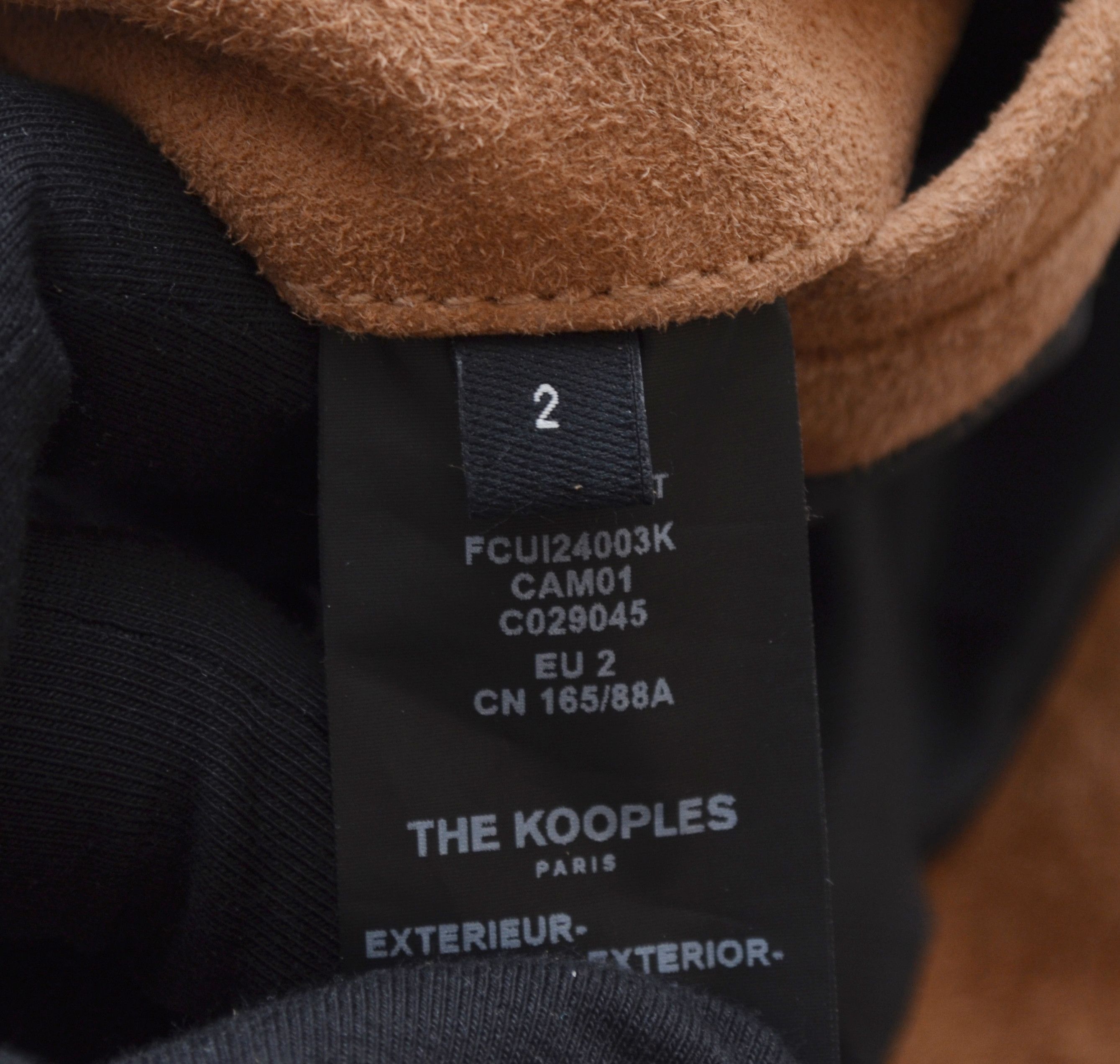 The Kooples The Kooples Camel Leather Suede Biker Short Jacket Size M Size M / US 6-8 / IT 42-44 - 14 Thumbnail