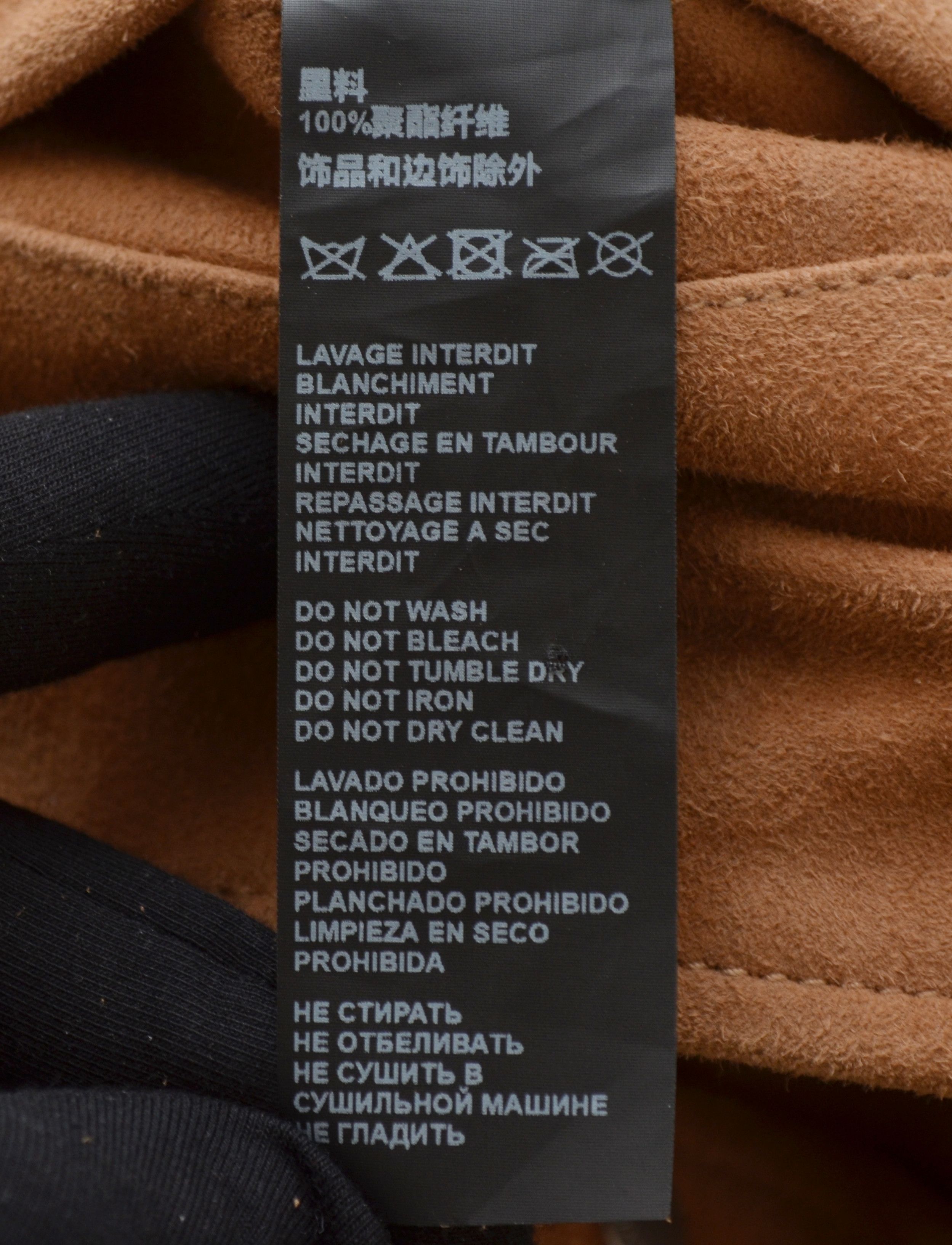 The Kooples The Kooples Camel Leather Suede Biker Short Jacket Size M Size M / US 6-8 / IT 42-44 - 15 Thumbnail