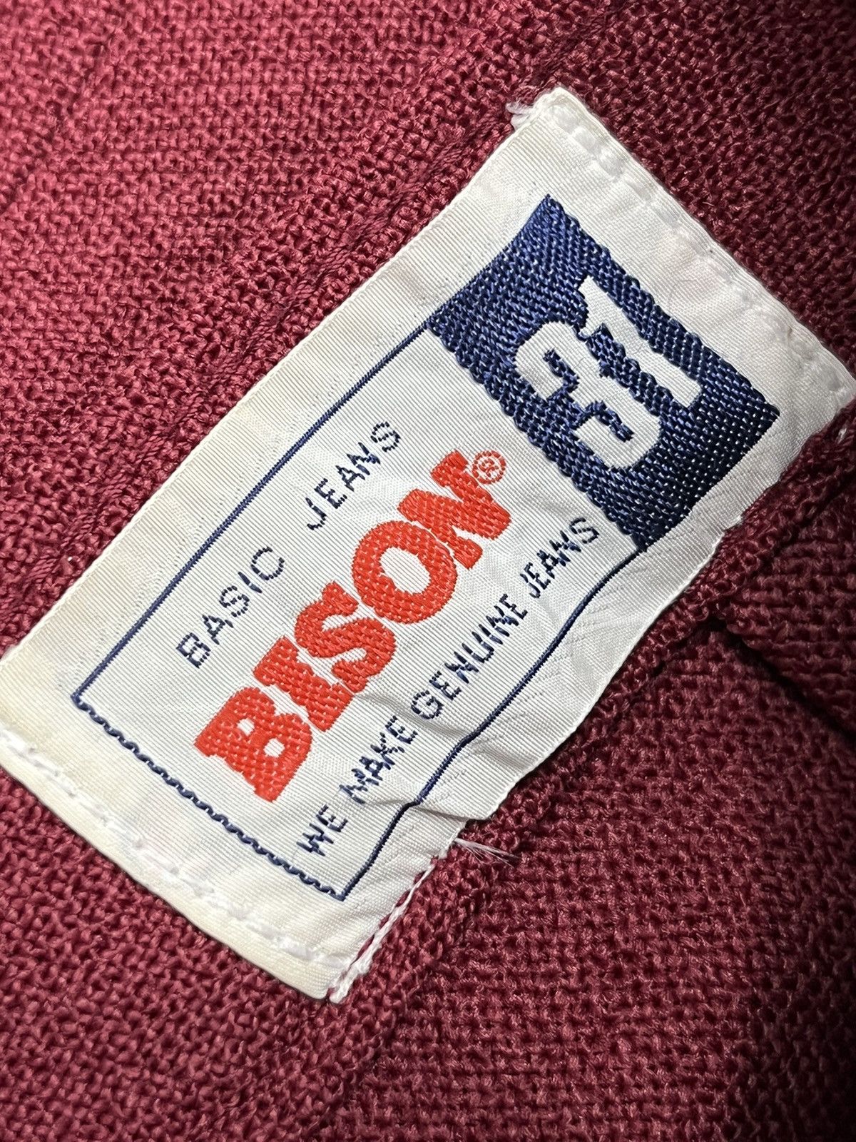 Japanese Brand 🔥STEALS🔥70’s BISON JAPAN Afro Flared Sta Prest Bush Pants Size 29" - 8 Thumbnail